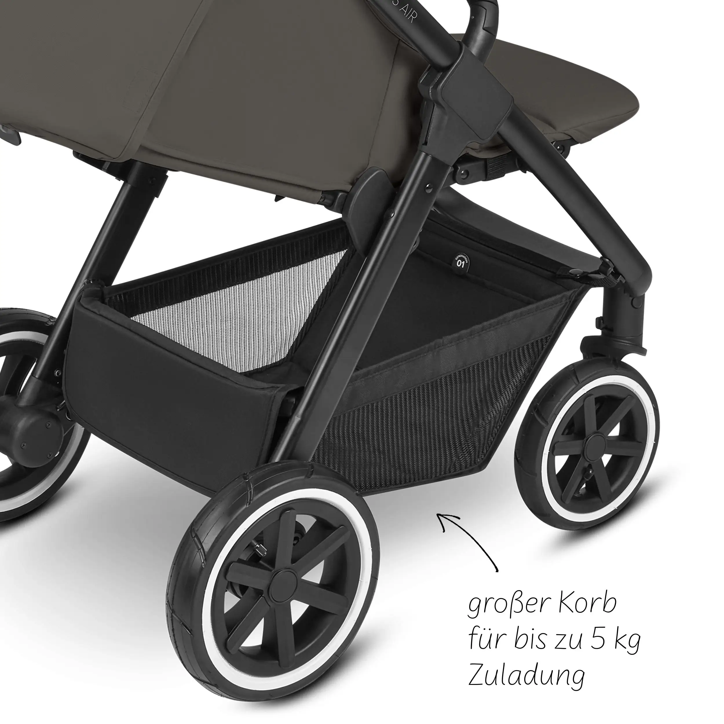 Stroller Avus Air | With Air Tires - Cloud