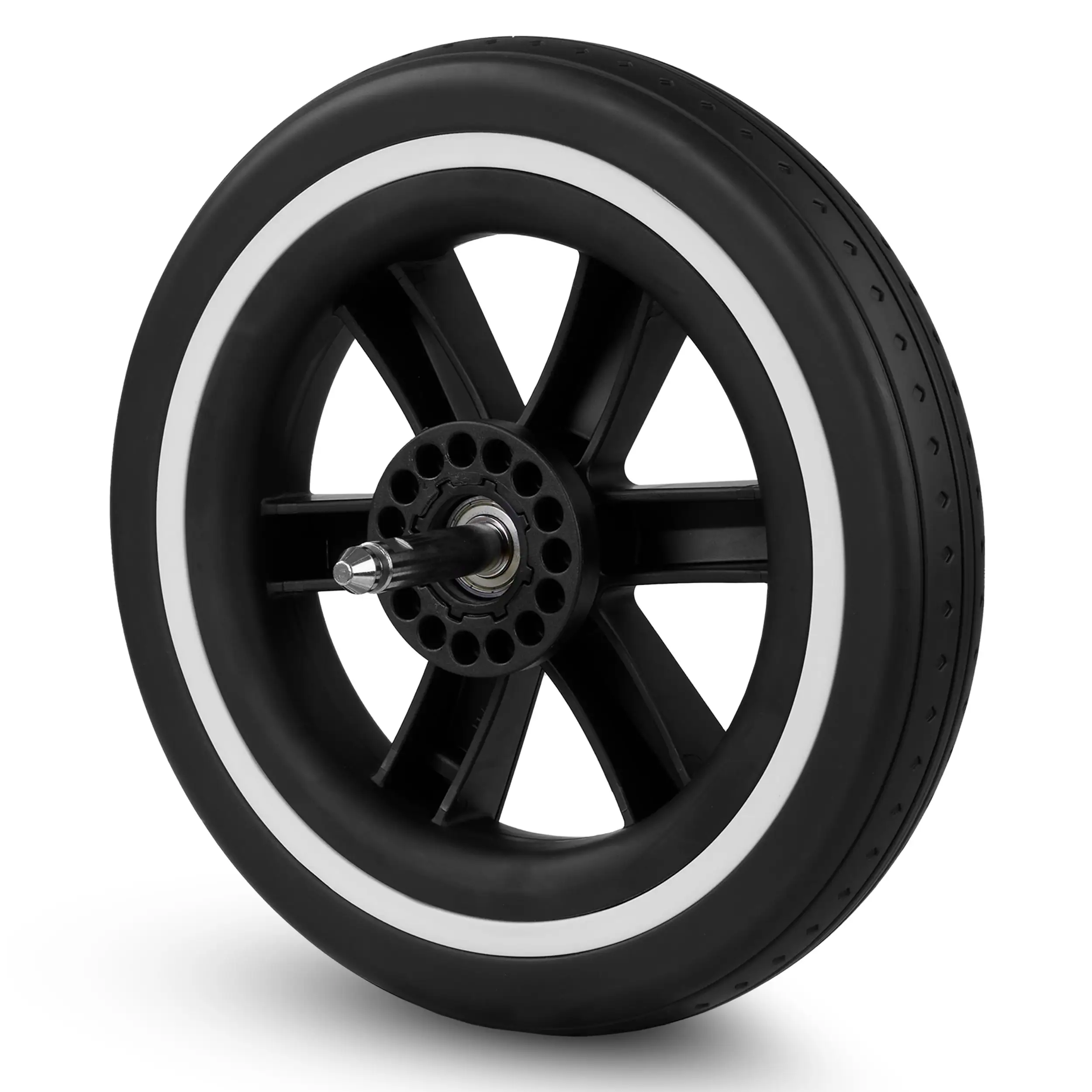 Rear wheel for Samba 2 / Samba - EVA Black / White Wall