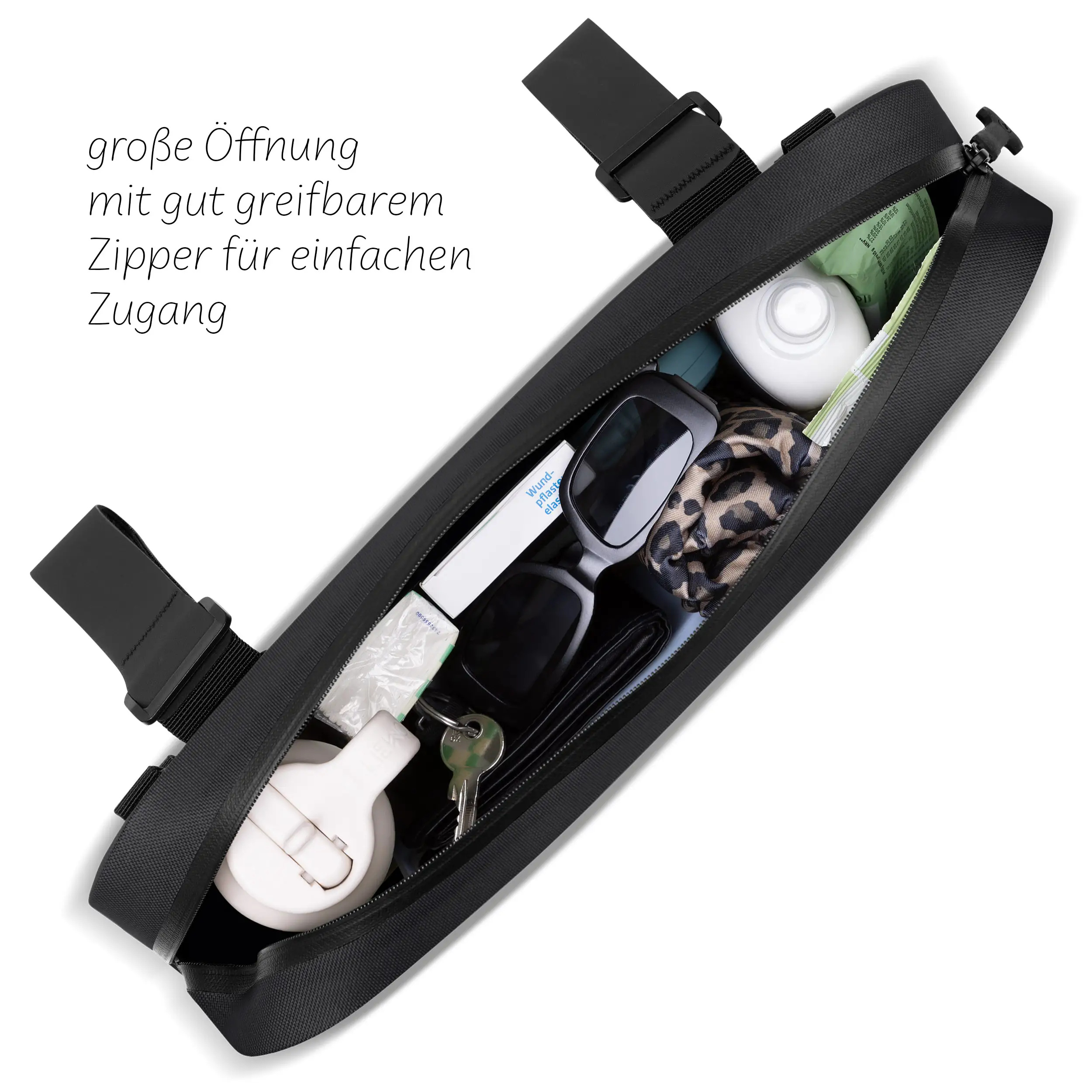 Geneva 4.5L saddle bag for strollers, bikes & everyday use - Ink