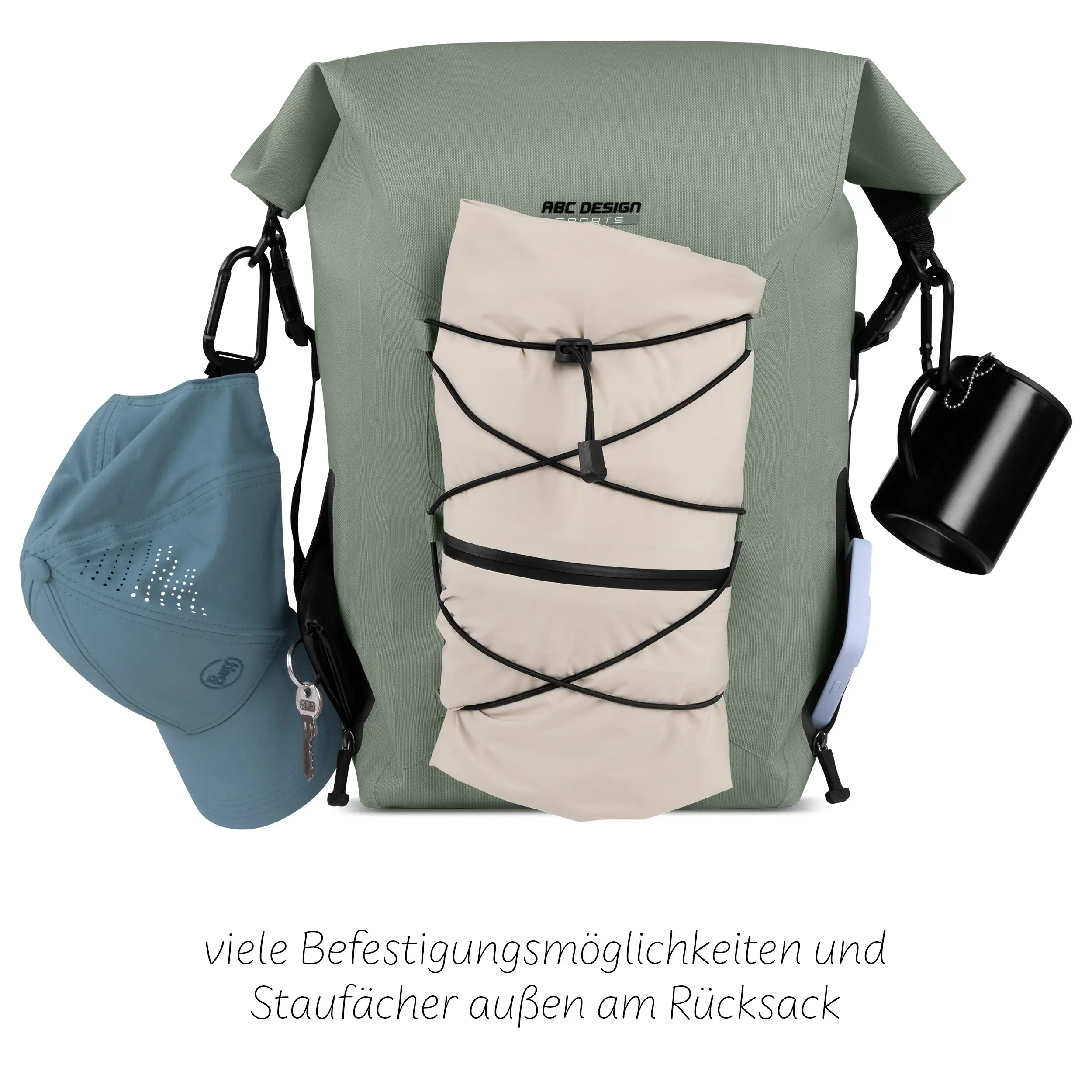 Lausanne 20L premium outdoor backpack for city and nature - Pine