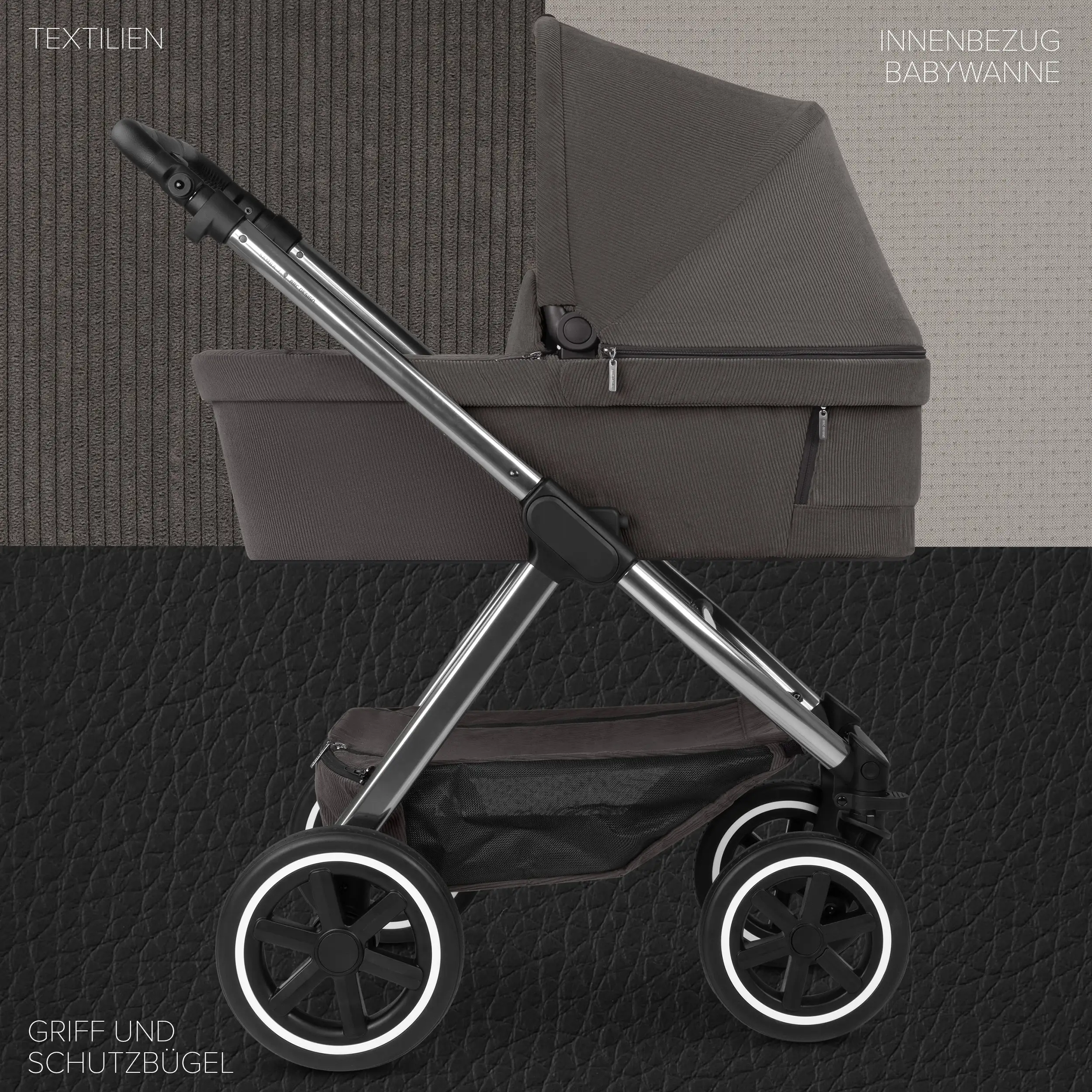 3in1 Stroller Set Samba 2 - Almond