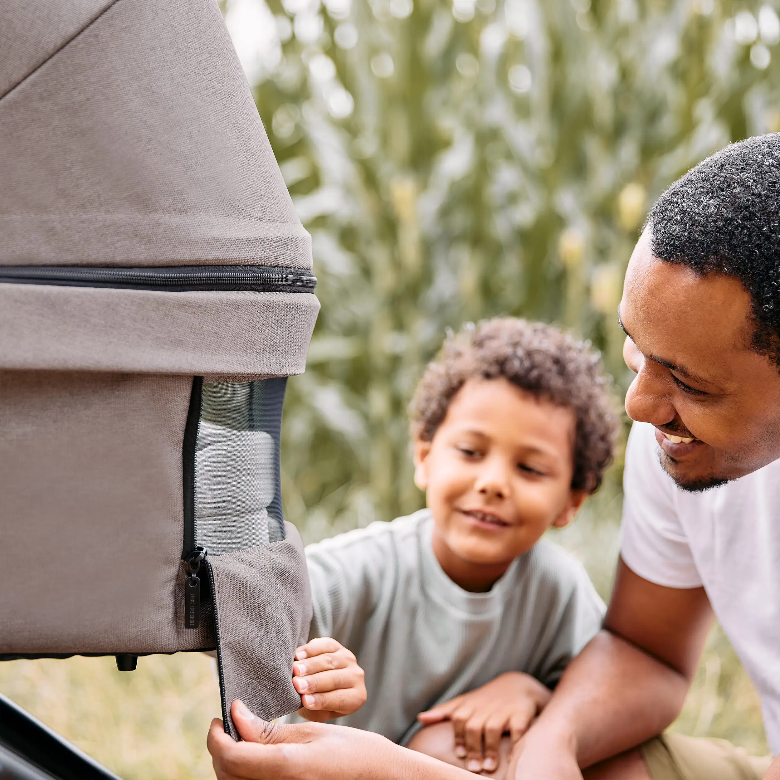 Salsa 5 Air 2-in-1 Stroller, including Urban changing bag, mosquito net, and Rain Cover - Nature