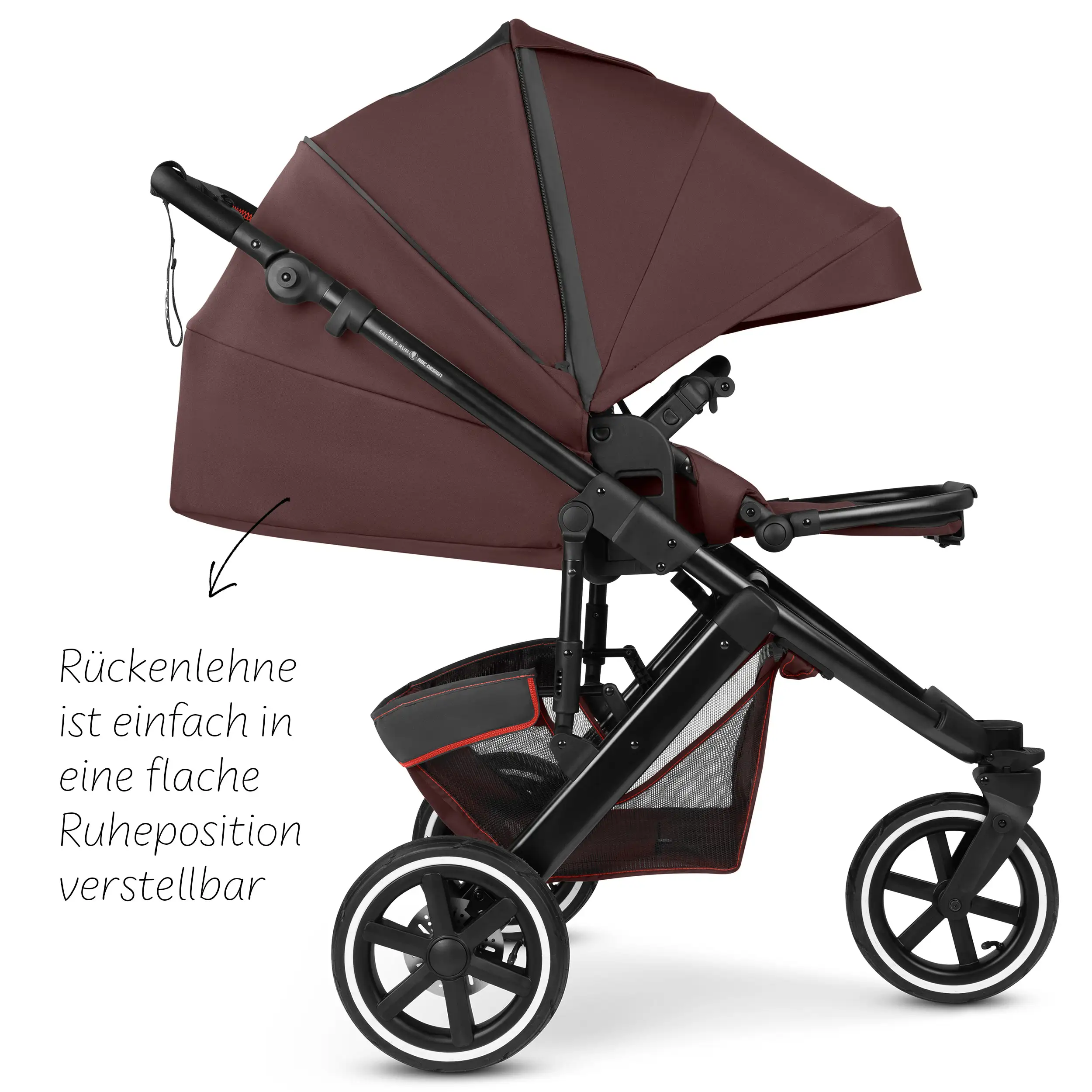 2in1 Stroller Salsa 5 Run - Umbra