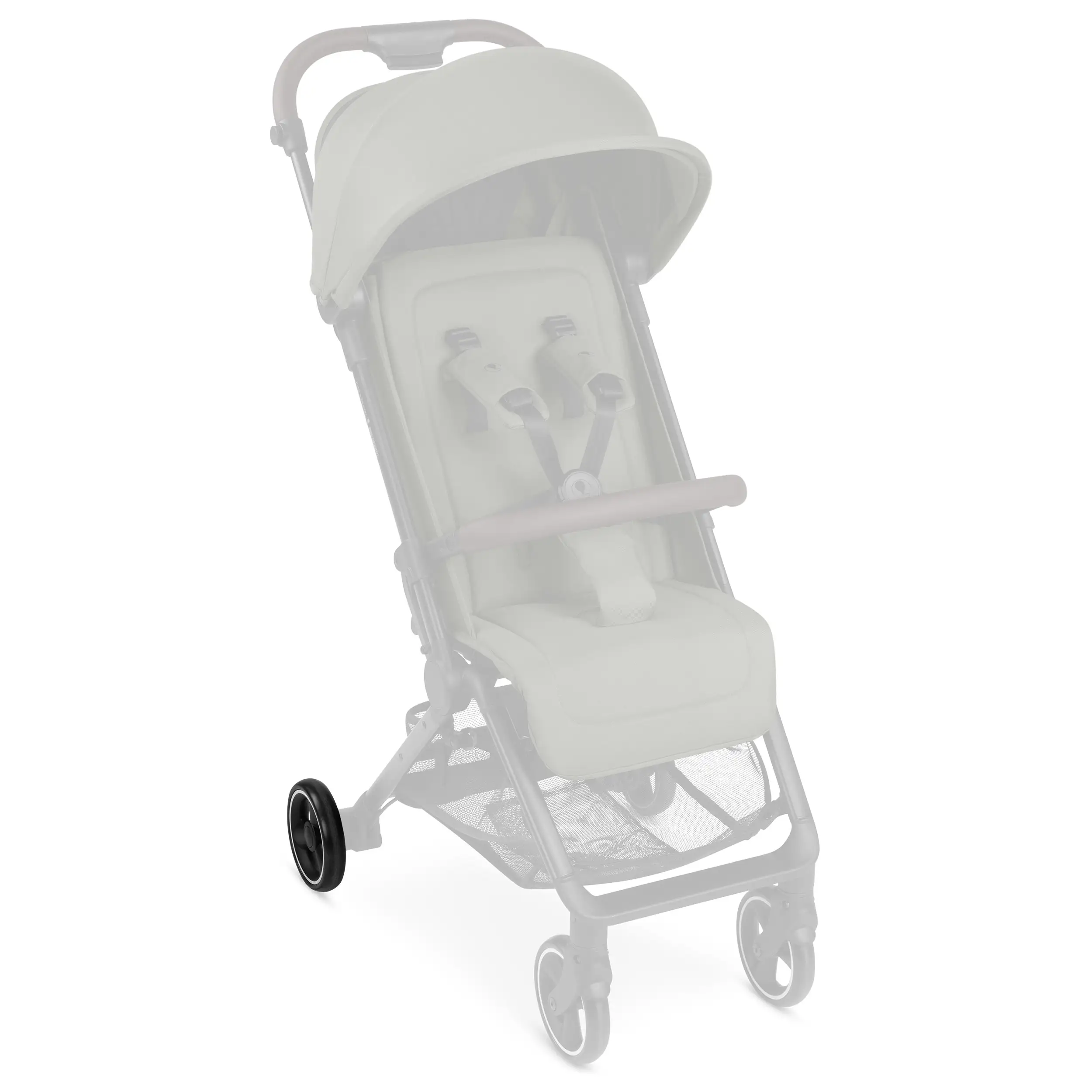 Rear wheel for Ping 3 Travel / Ping Two - EVA Black / White Wall