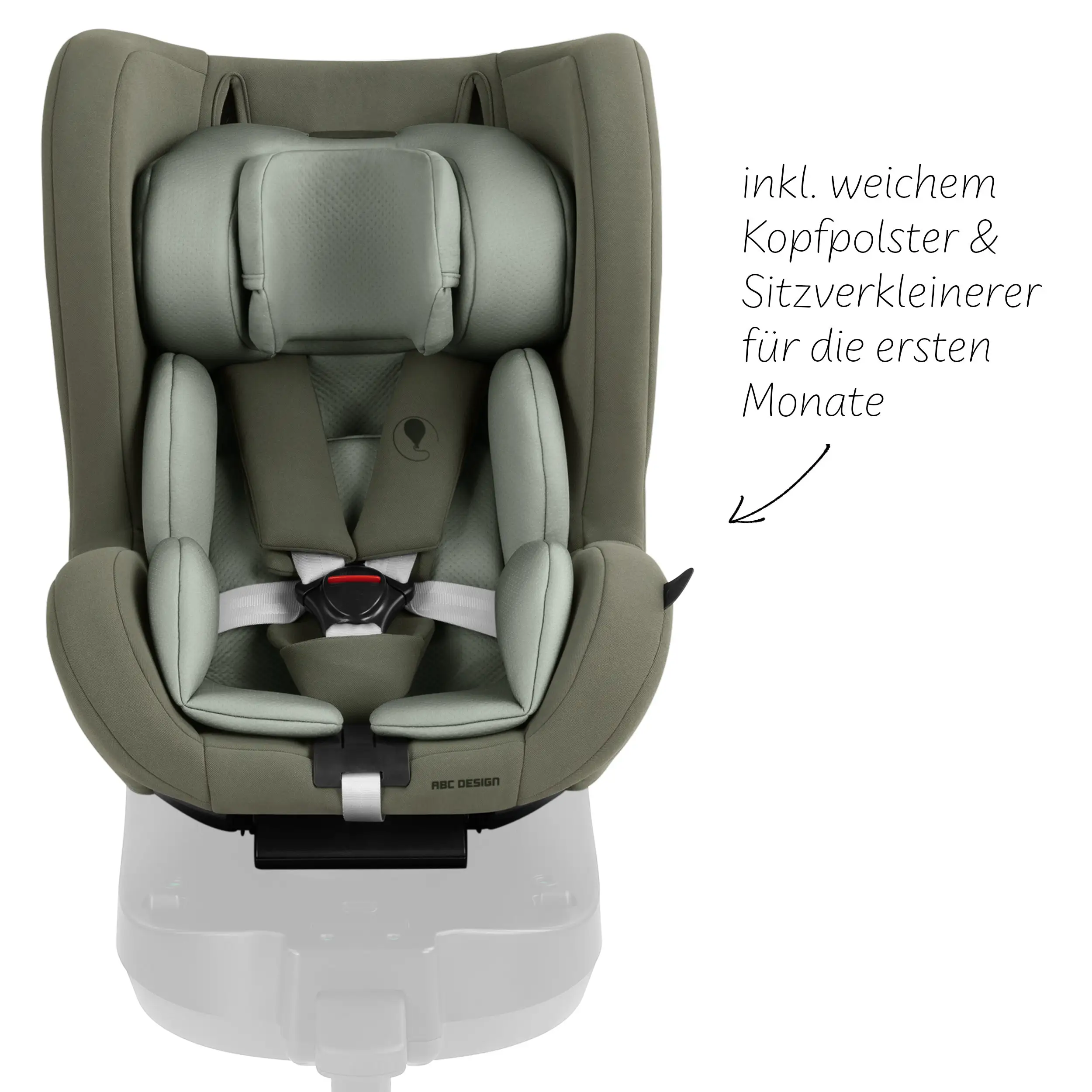 Reboard Car Seat Lily i-Size (from birth to 4 years) - Sage