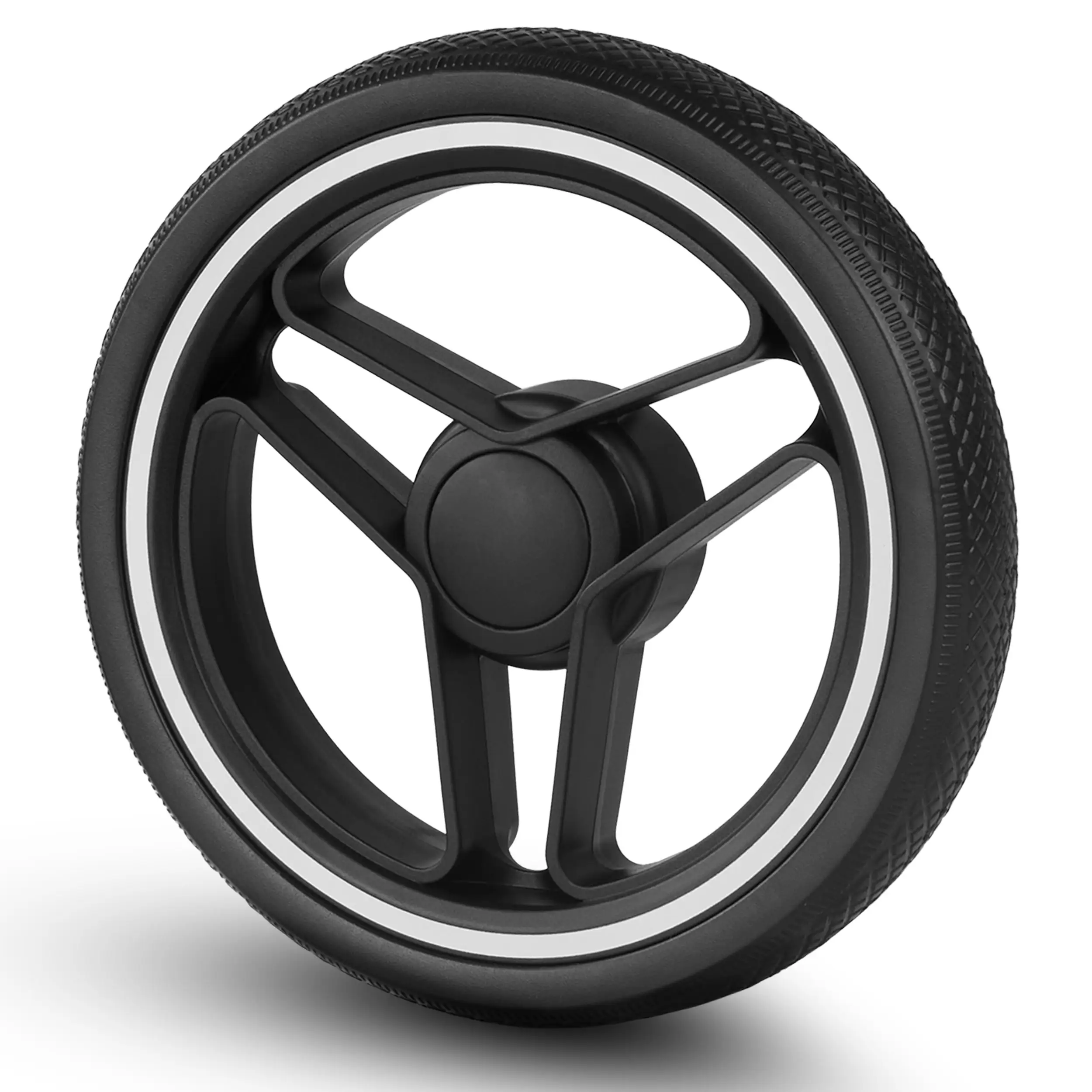 Rear wheel for Ping 3 Trekking / Ping Two Trekking - All Terrain Black / White Wall