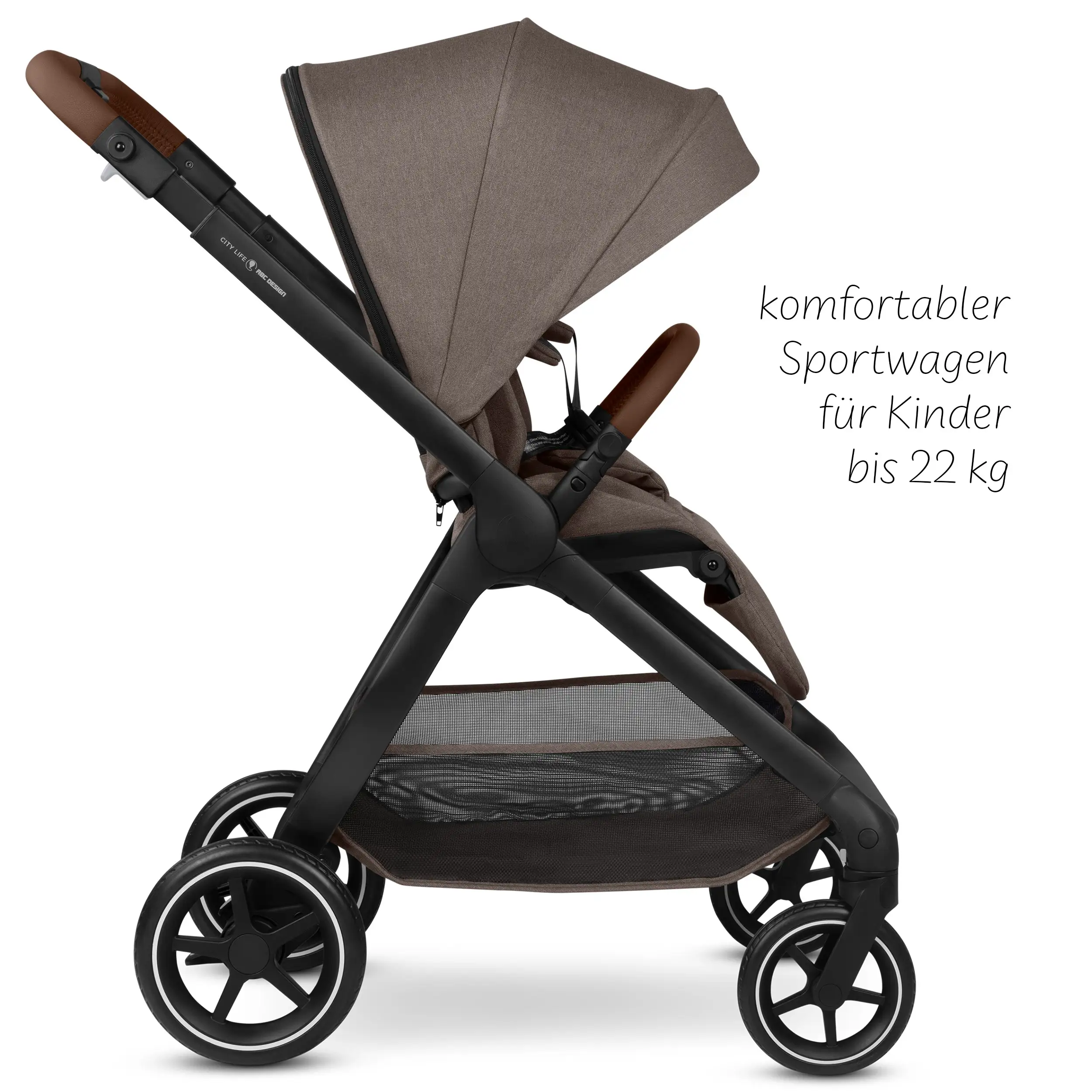 3in1 Stroller Set City Life incl. infant car seat Maxi Cosi Pebble 360 Pro 2 - Nature