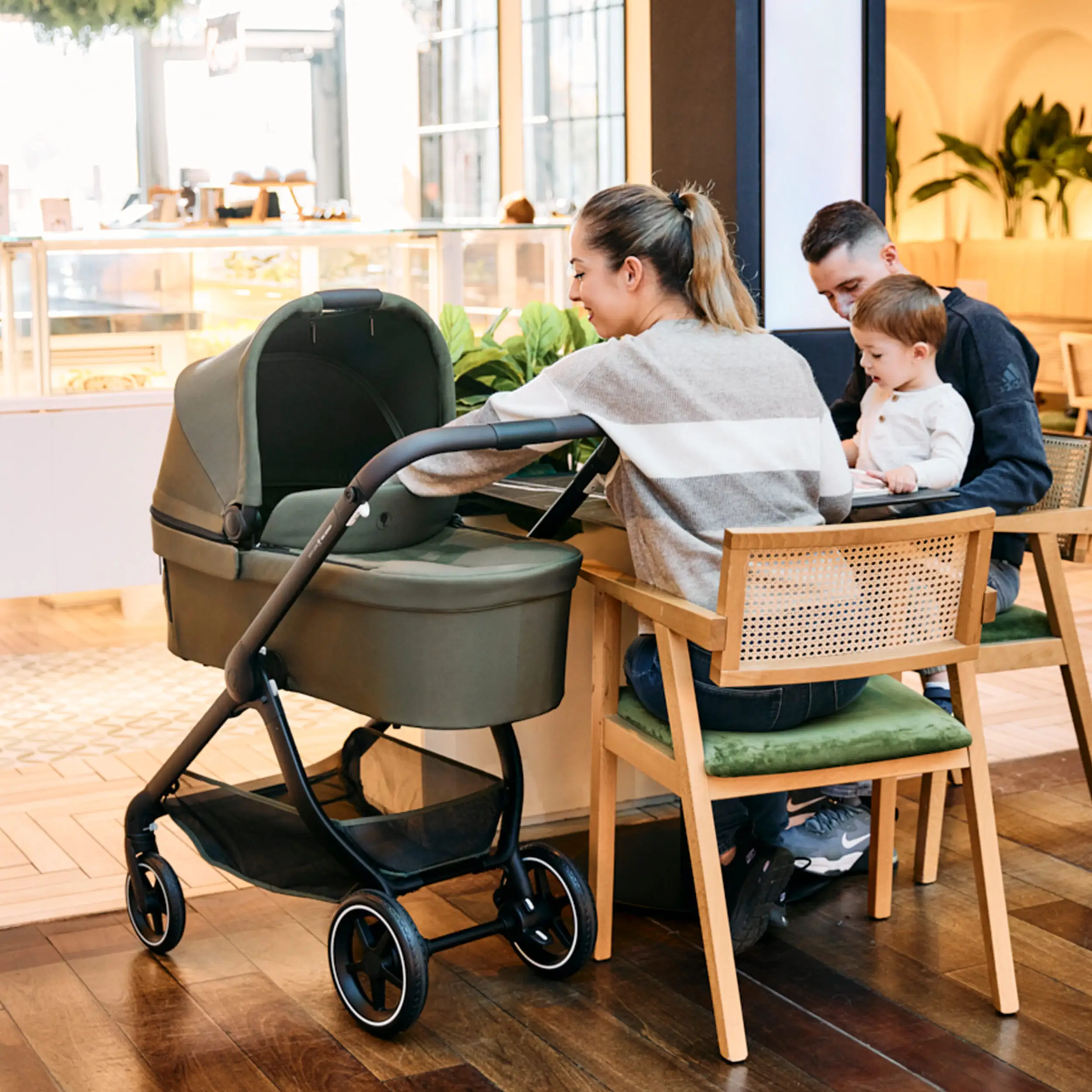 3in1 Stroller Set City Life incl. infant car seat Maxi Cosi Pebble 360 Pro 2 - Avocado