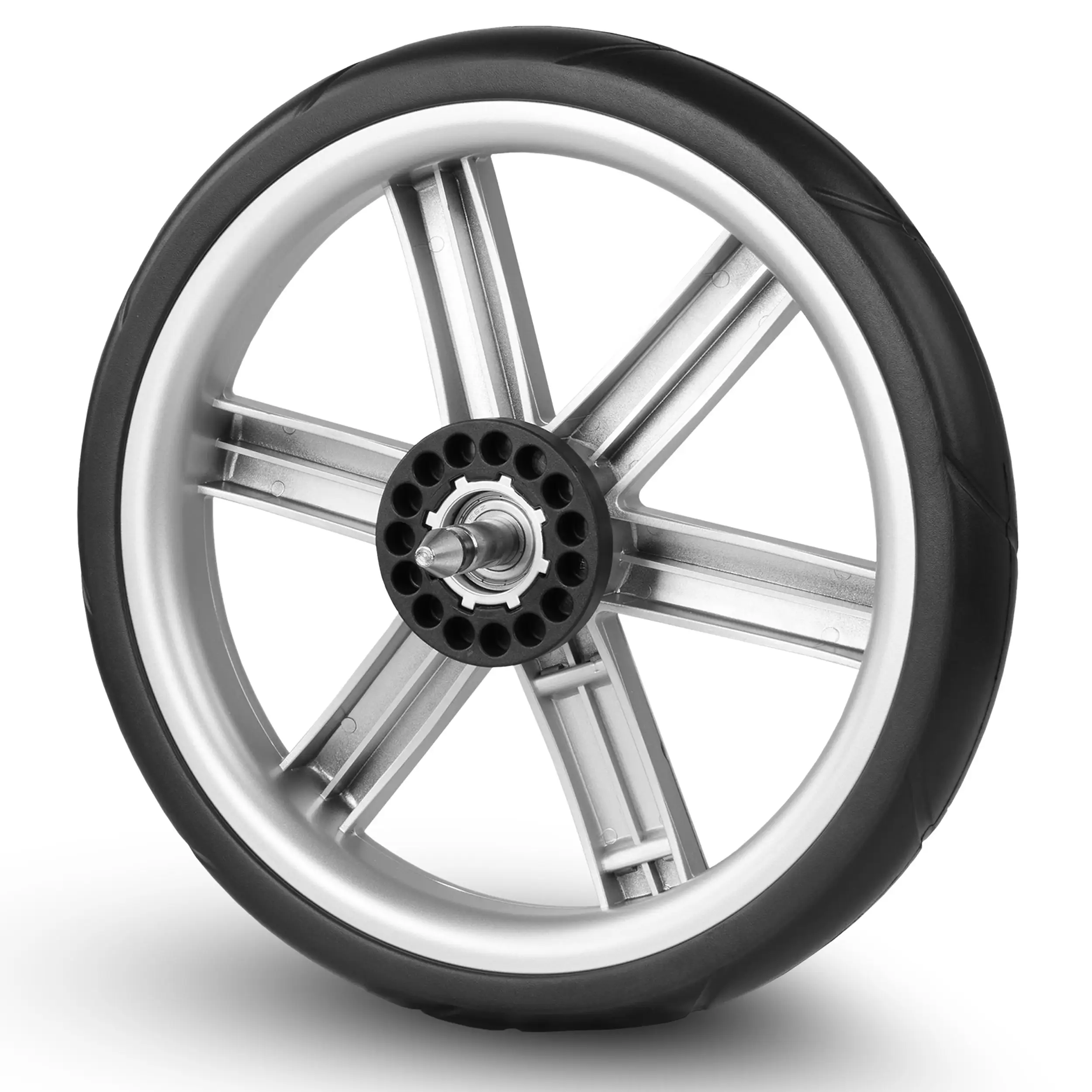Rear wheels set (2 pieces) for Salsa 4 - EVA Silver / Black