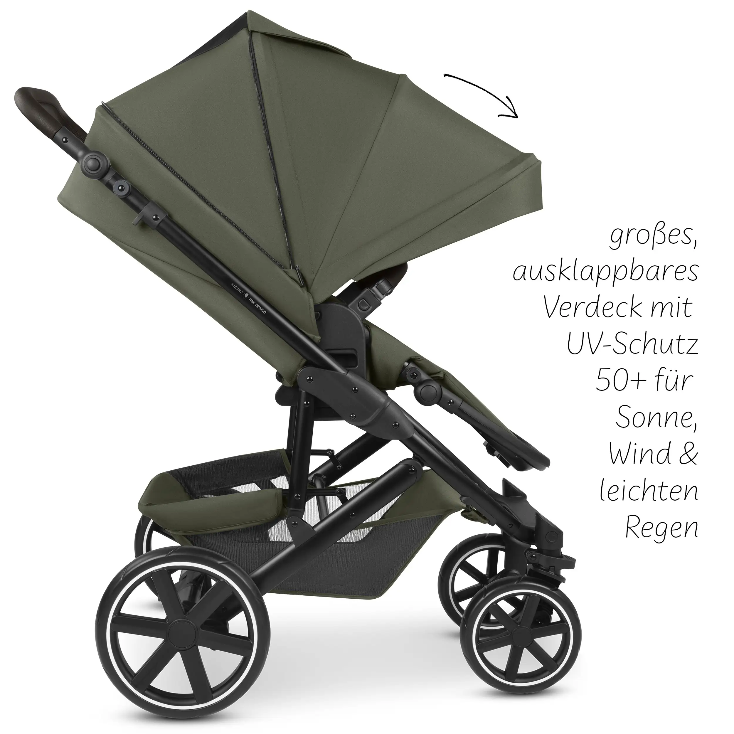 3-in-1 Sierra Stroller Set - Pea