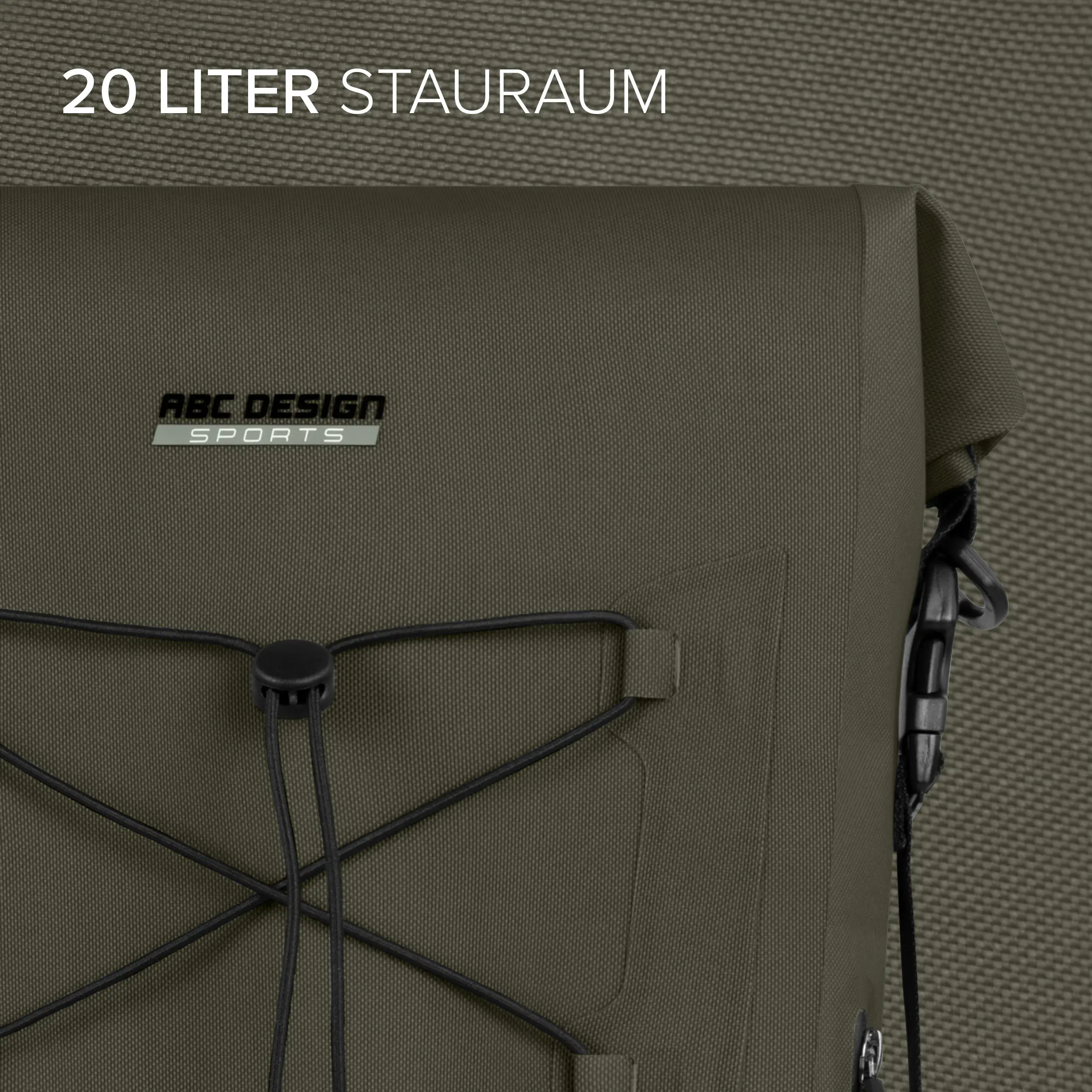 Sion 20L saddle bag for strollers, bike trailers & everyday use - Avocado