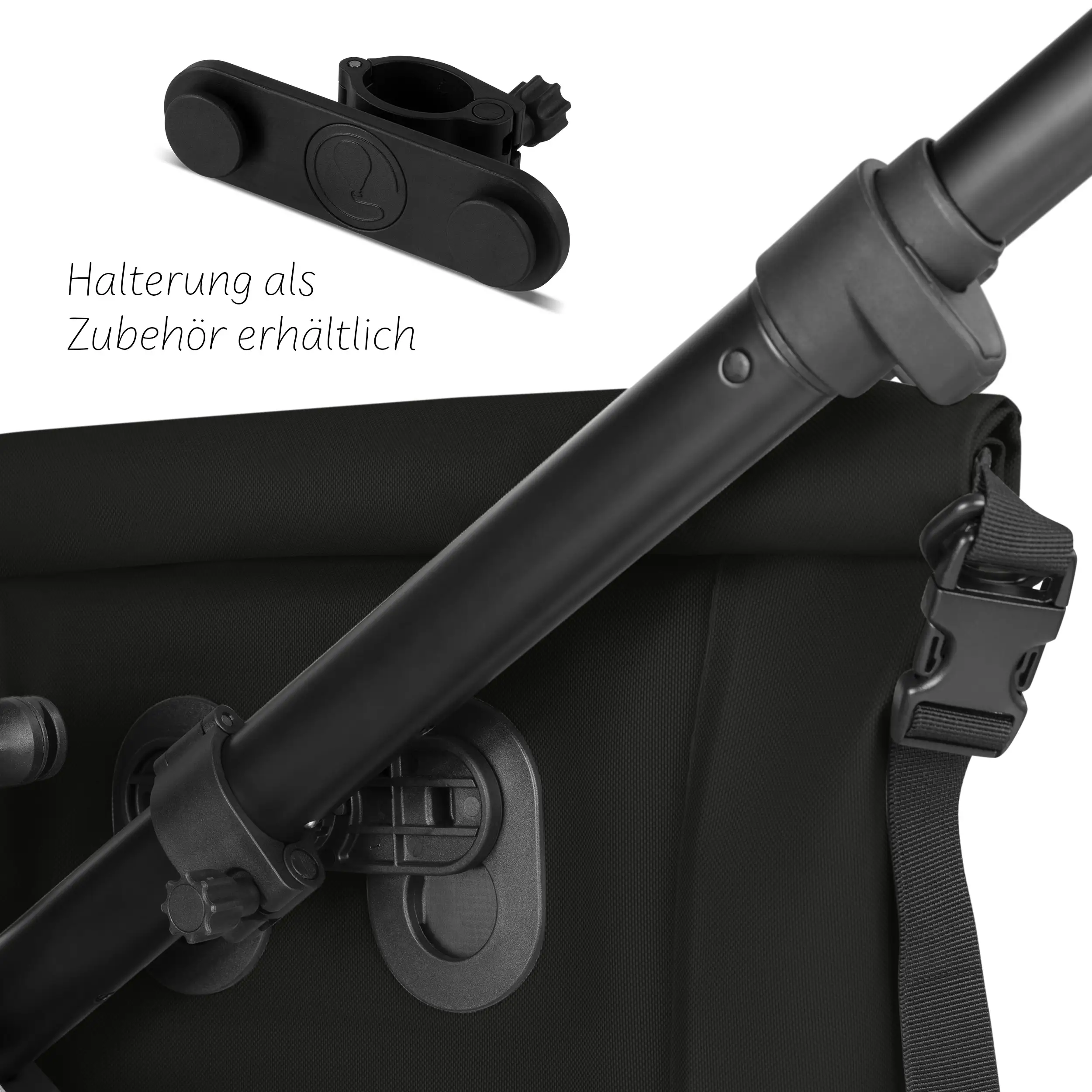 Sion 20L saddle bag for strollers, bike trailers & everyday use - Ink