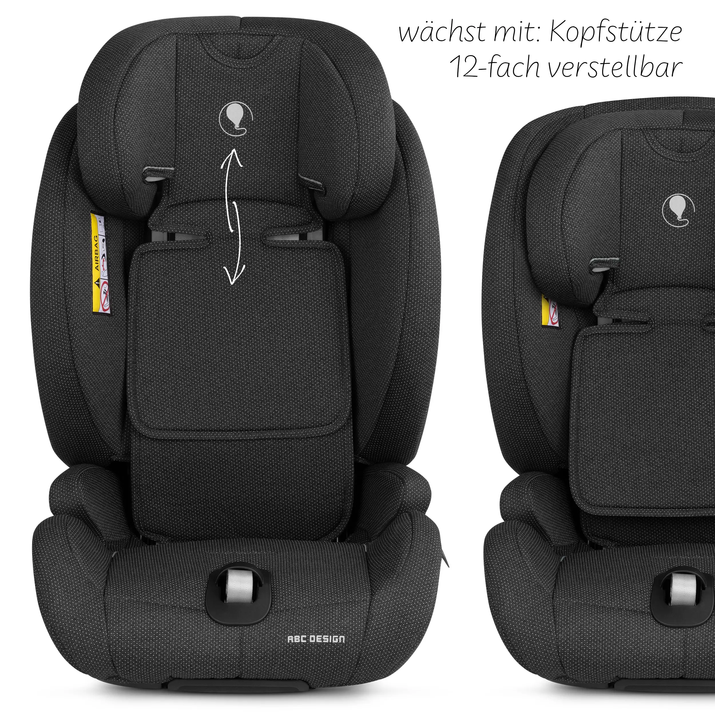 Car Seat Aspen 2 Fix i-Size (from 15 months to 12 years) - Bubble