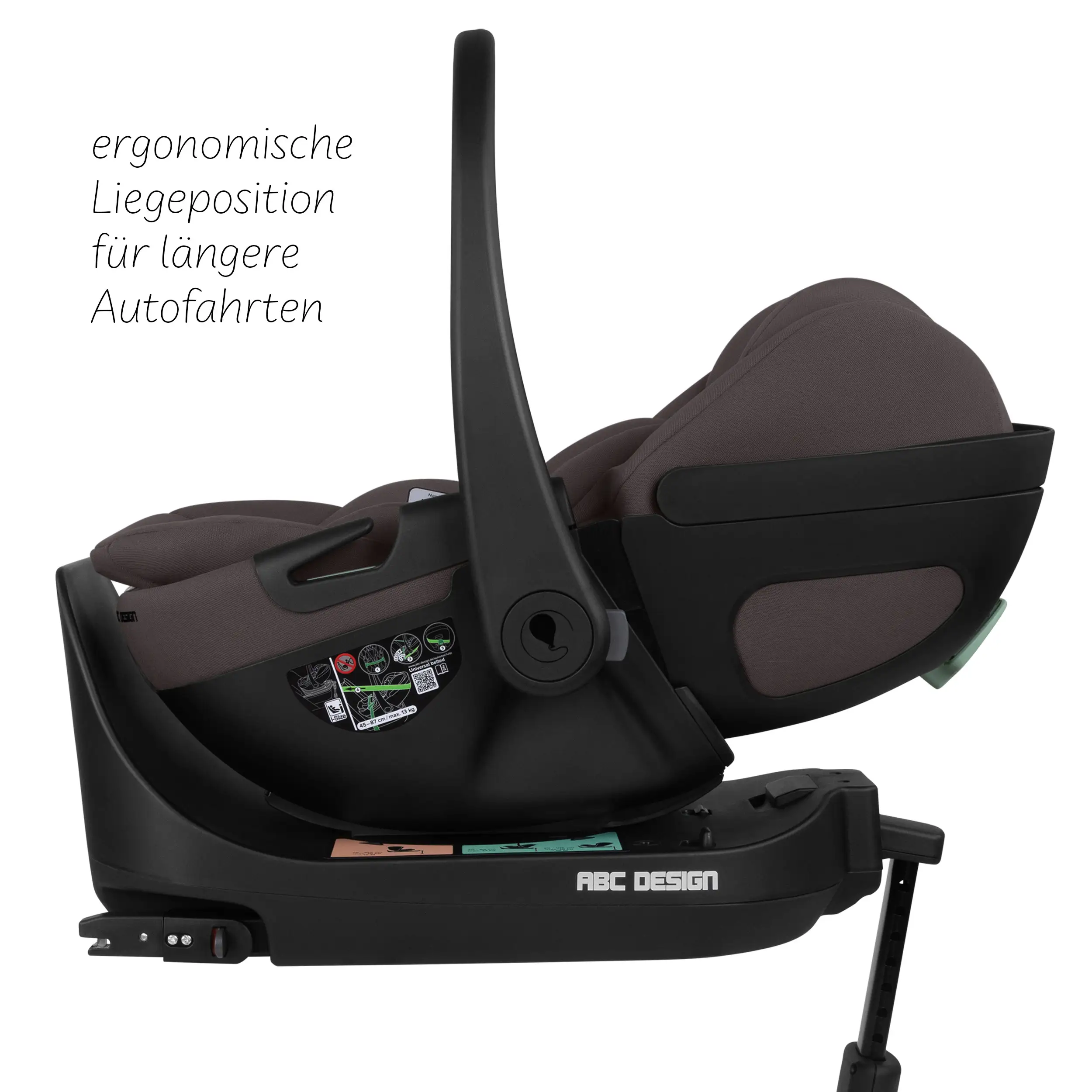 4in1 Stroller Set Salsa Core incl. infant car seat Calla with Reclining Function and the Root Isofix base - Falcon