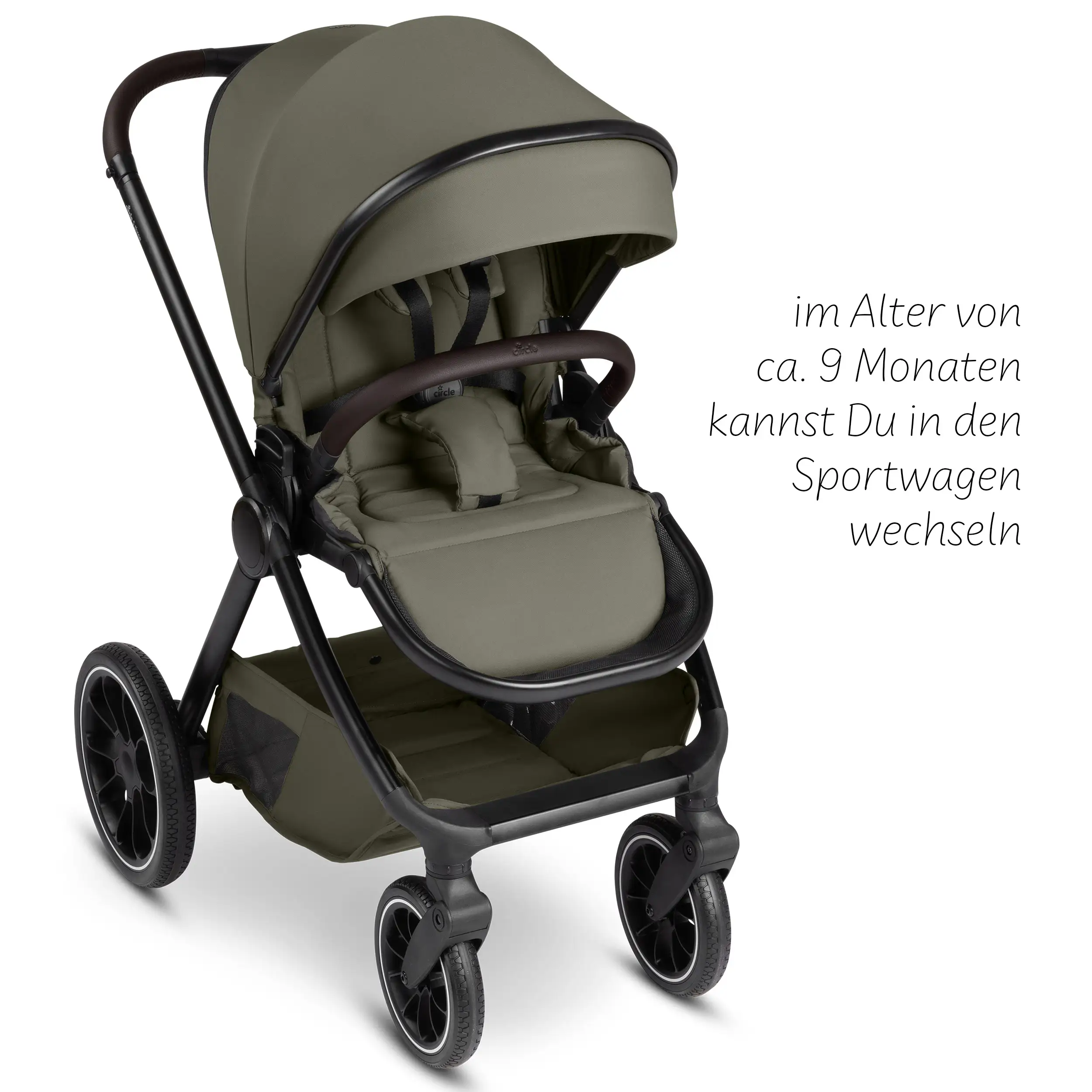 2in1 Stroller S Three - Wheat