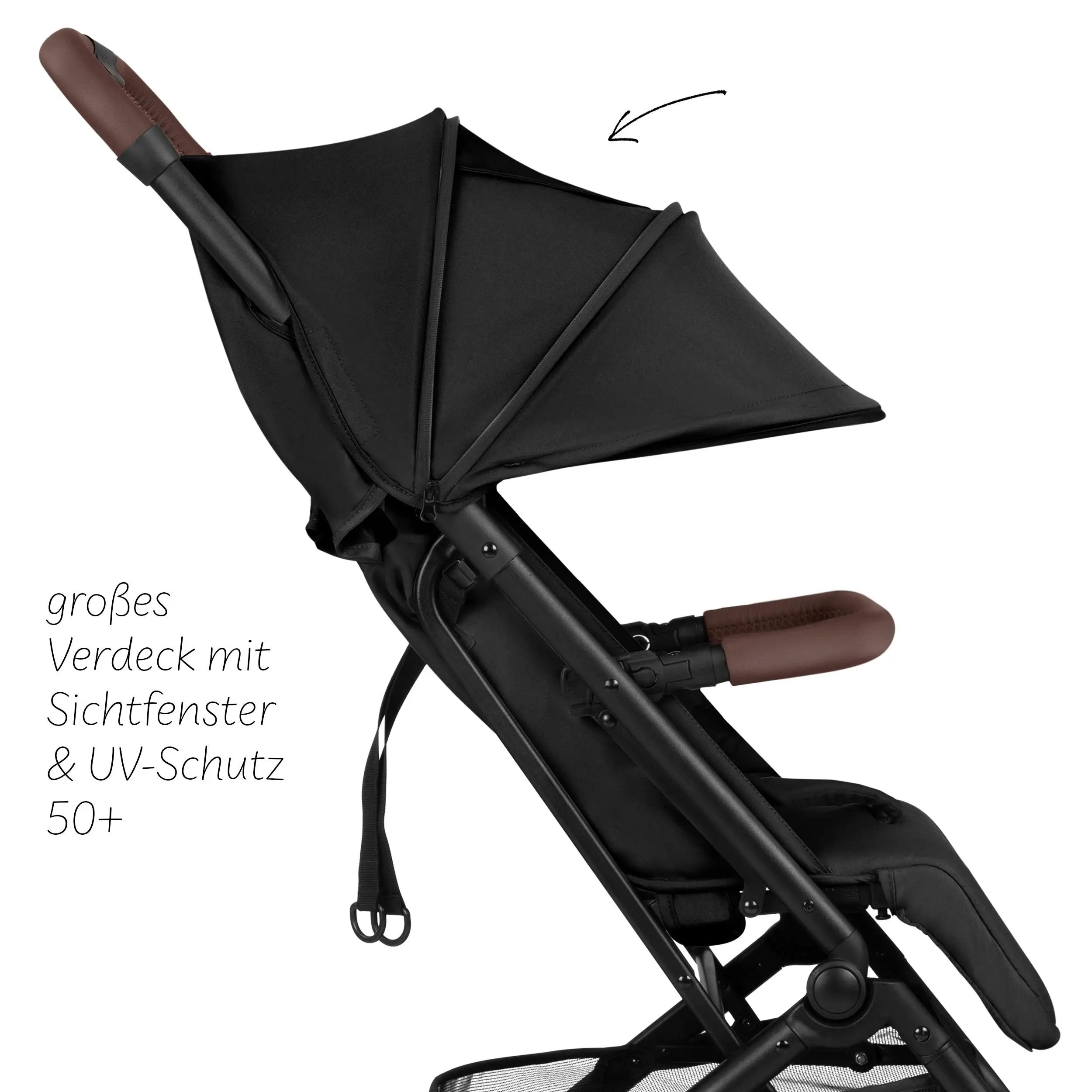 Travel Stroller Ping Light - Black