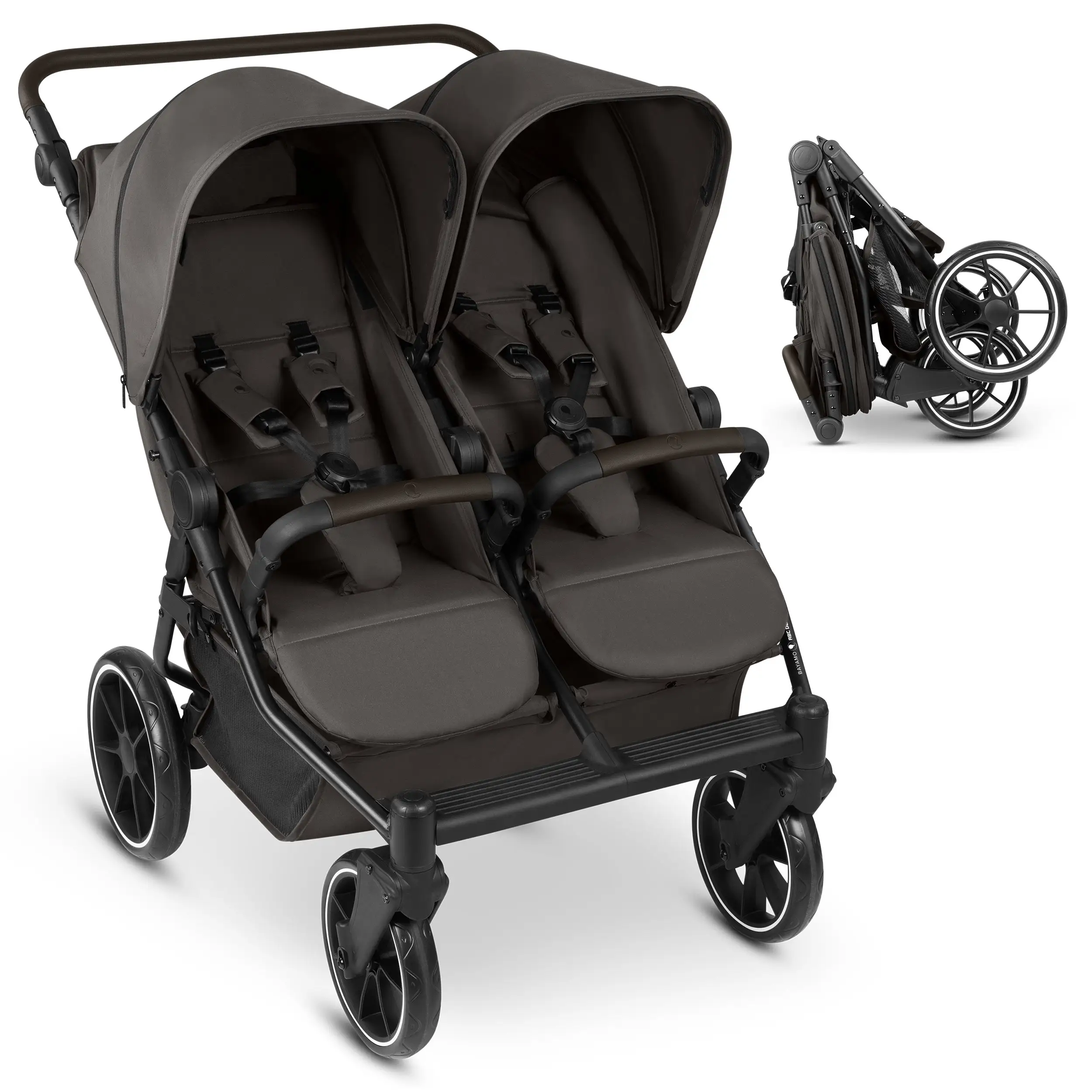 Bayamo Double Strollers - Nut