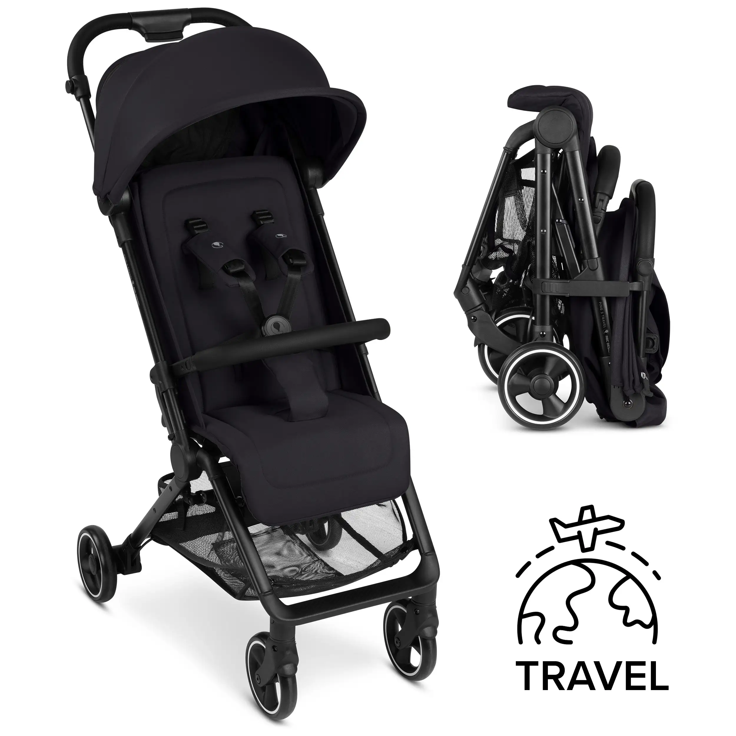 Travel Stroller Ping 3 Travel - Coal
