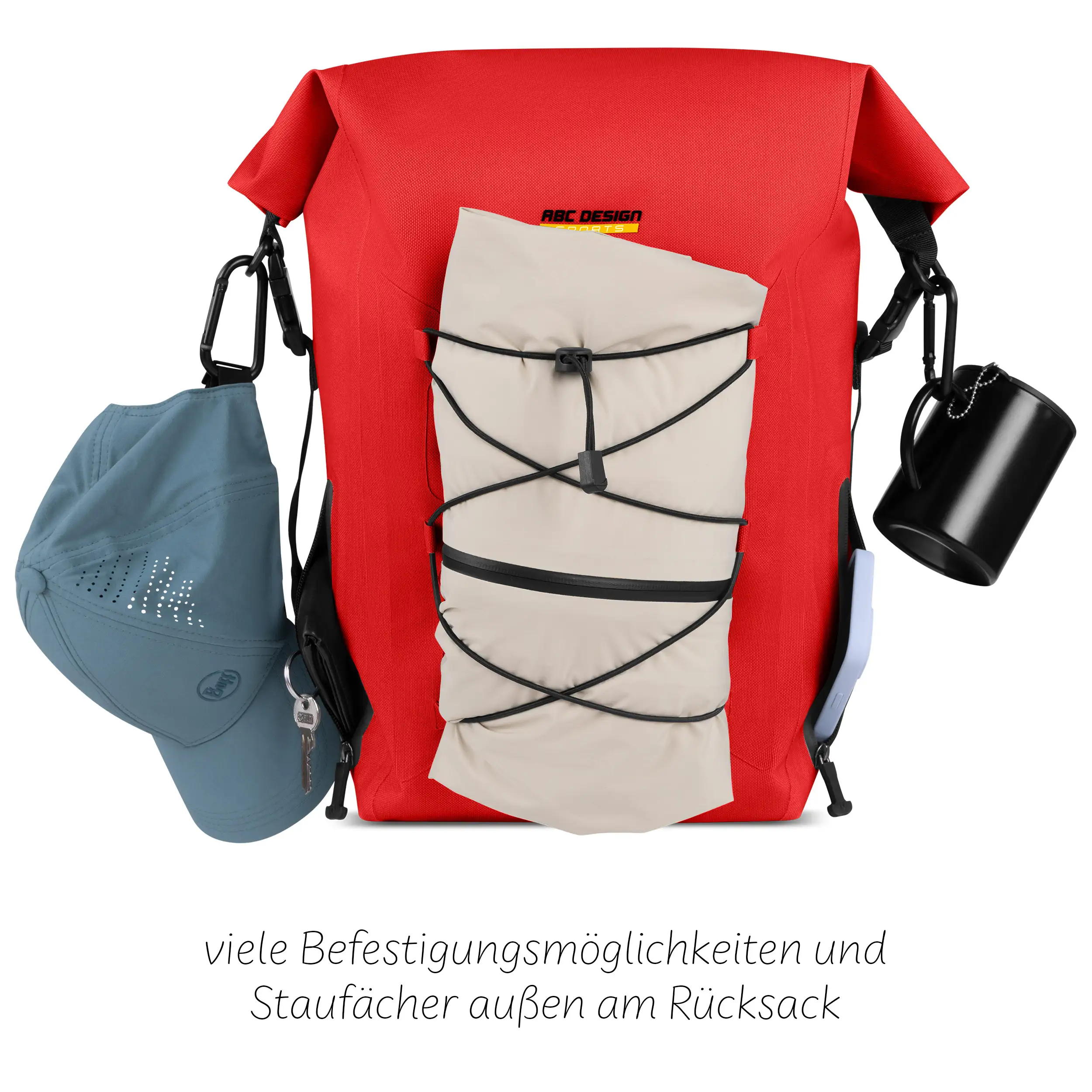 Lausanne 20L premium outdoor backpack for city and nature - Mango