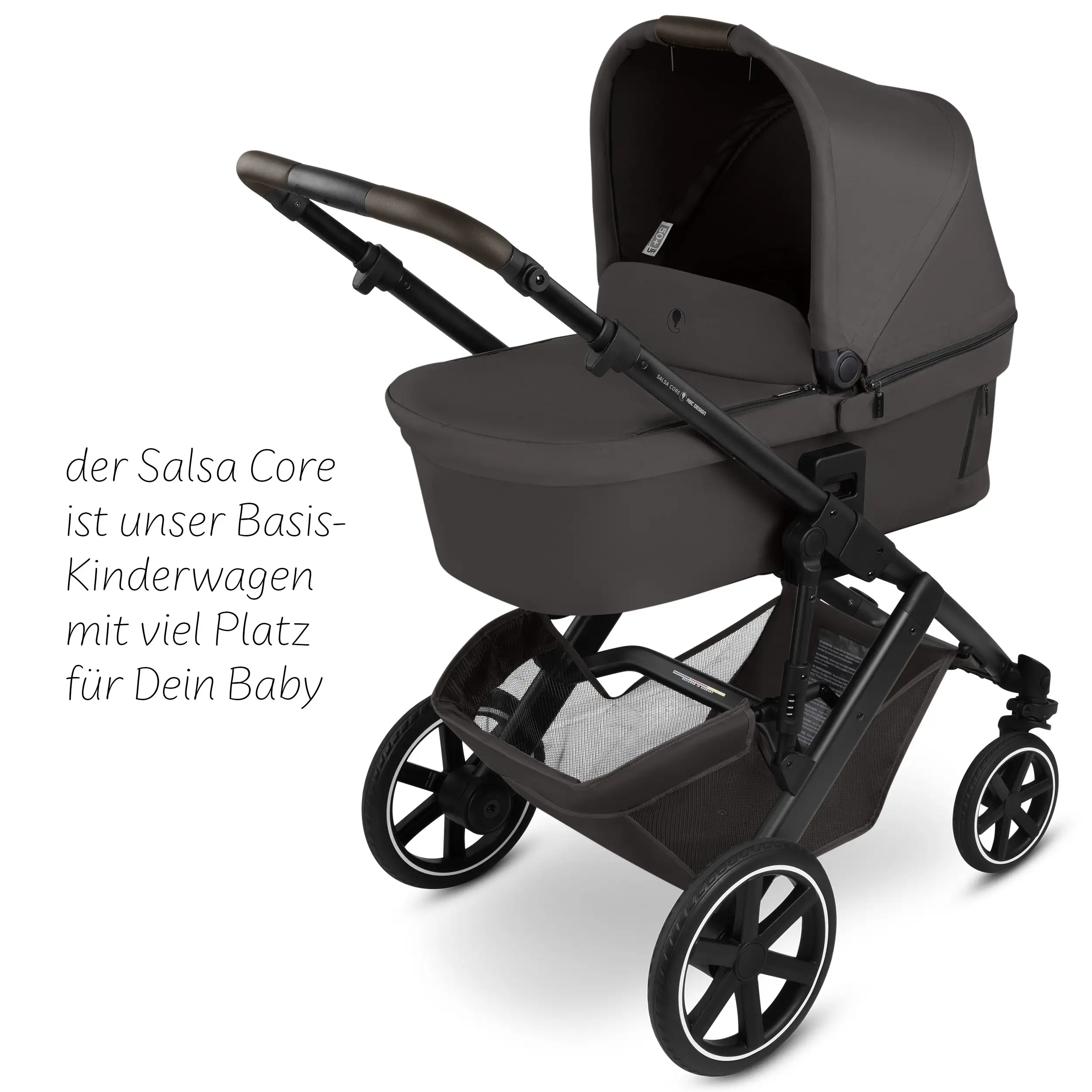 4in1 Stroller Set Salsa Core incl. infant car seat Calla with Reclining Function and the Root Isofix base - Falcon