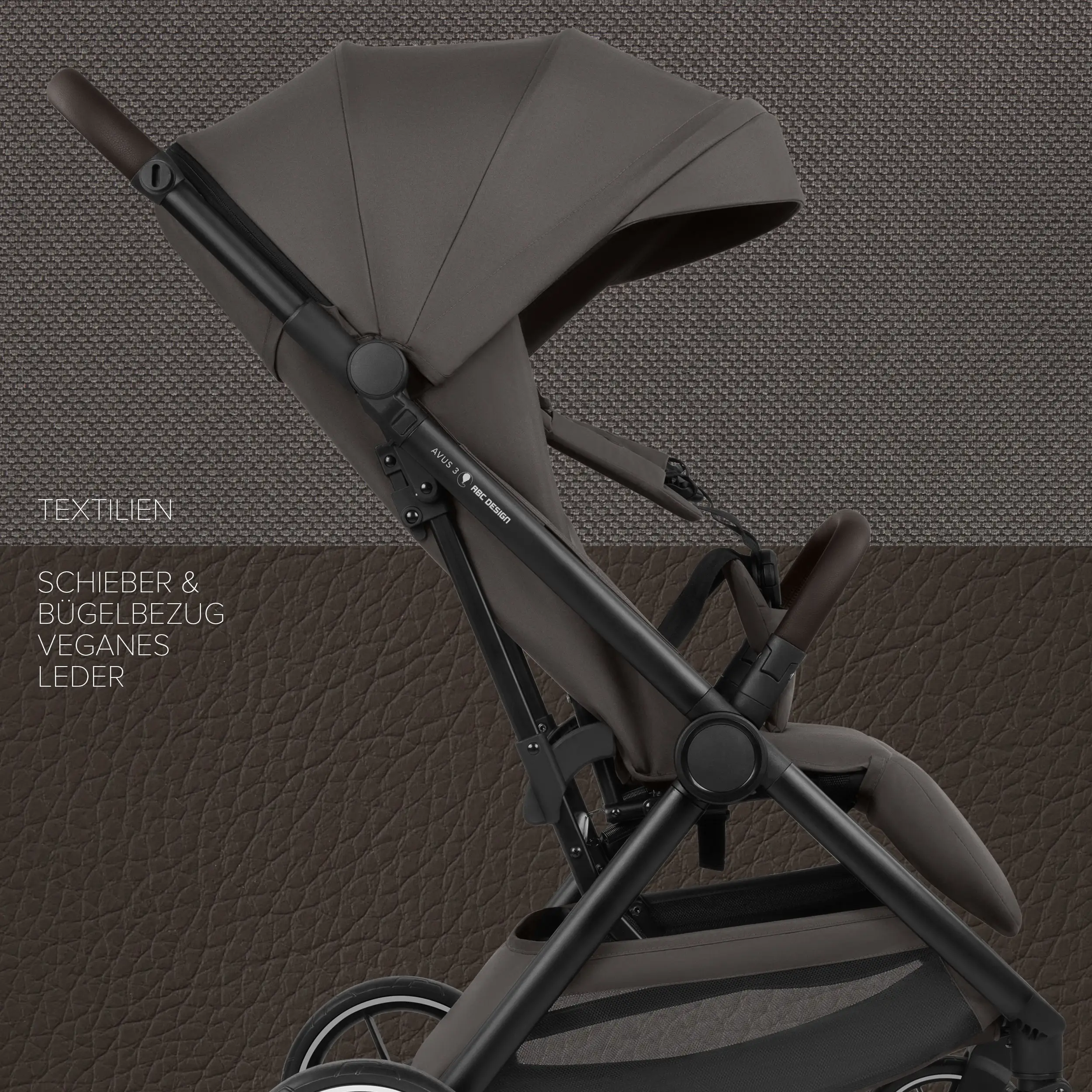 Avus 3 Stroller - Nut