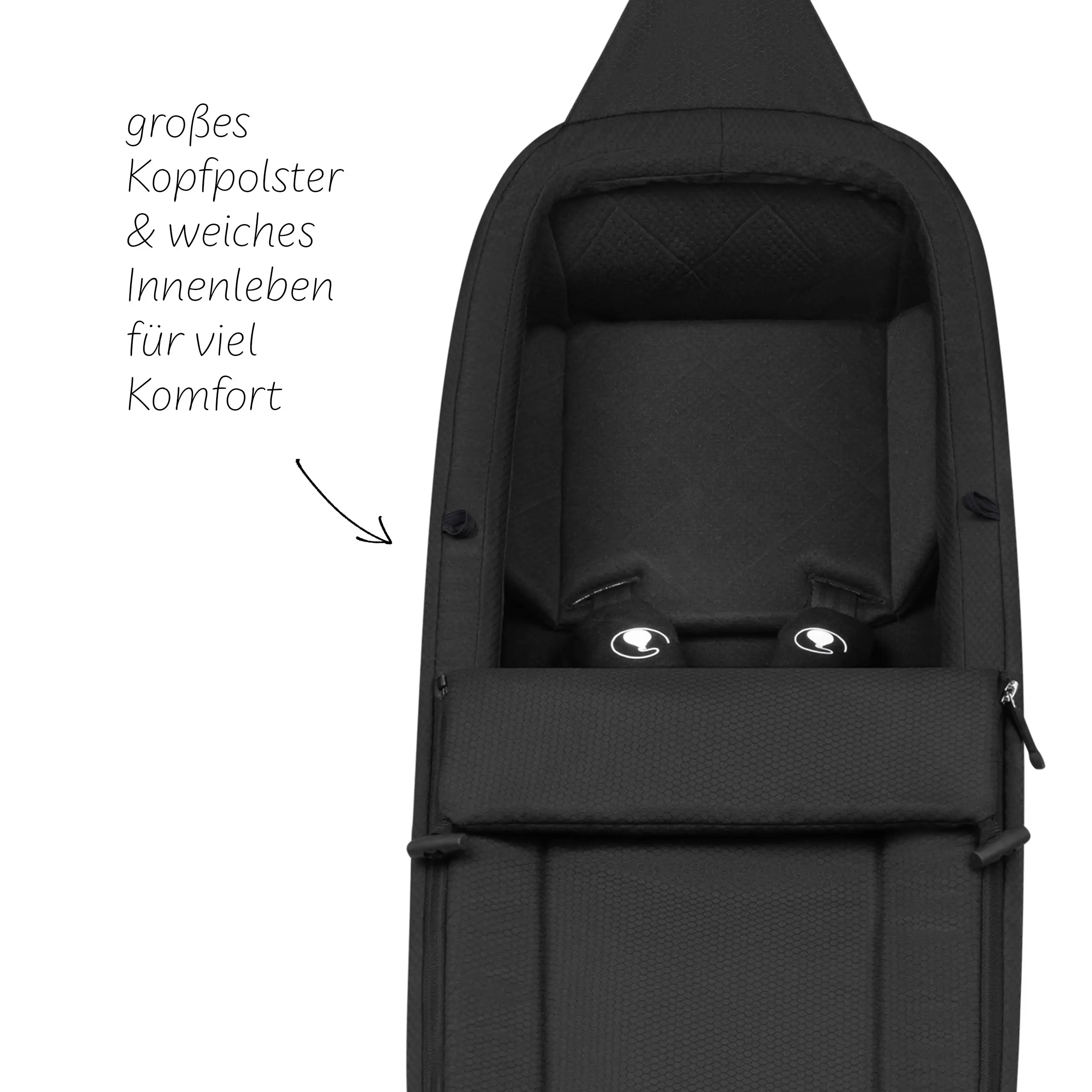 Newborn Insert for Bike Trailer Tour - Ink