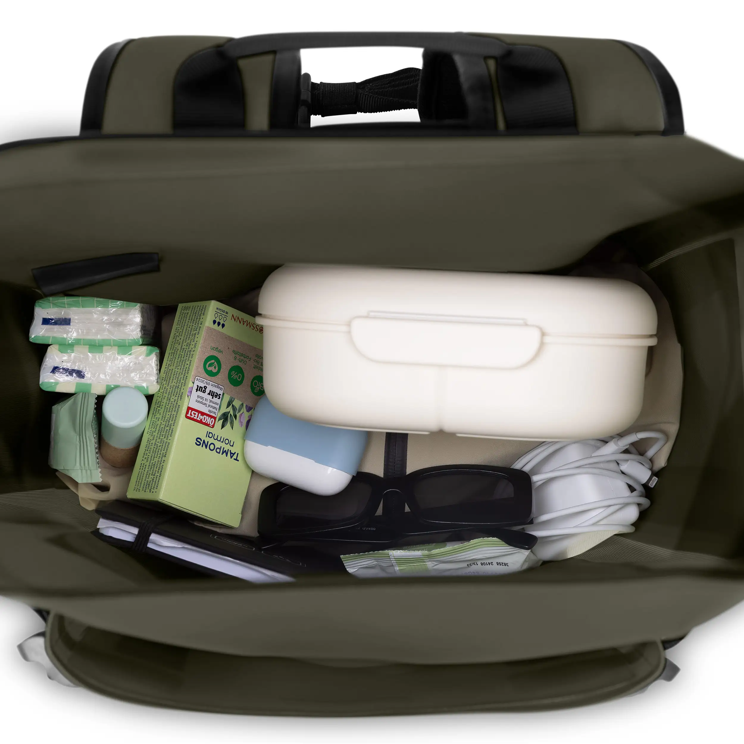 Zurich 24L backpack for everyday use & office - Avocado