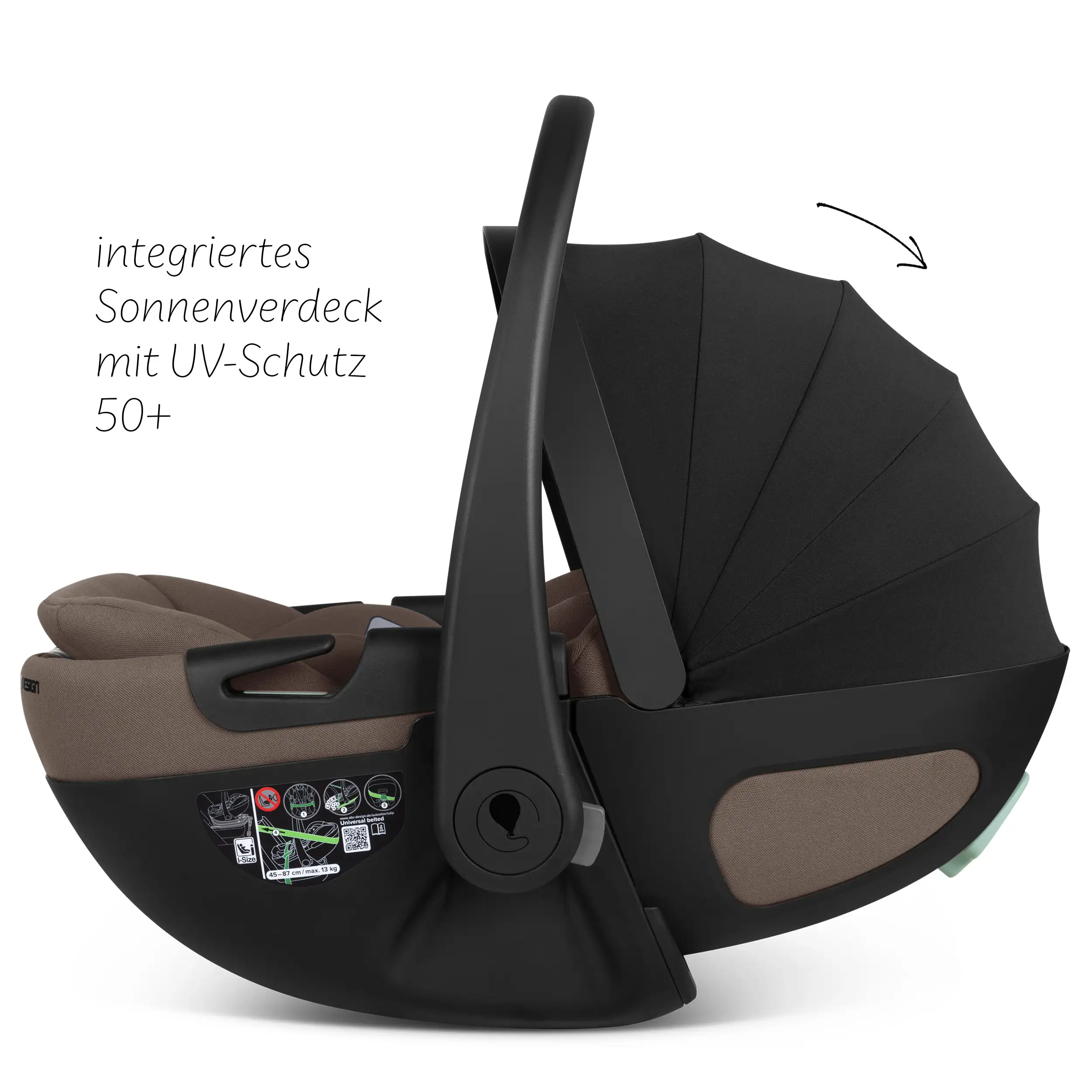 Calla i-Size lie-flat infant car seat incl. rotating ISOFIX Base Root