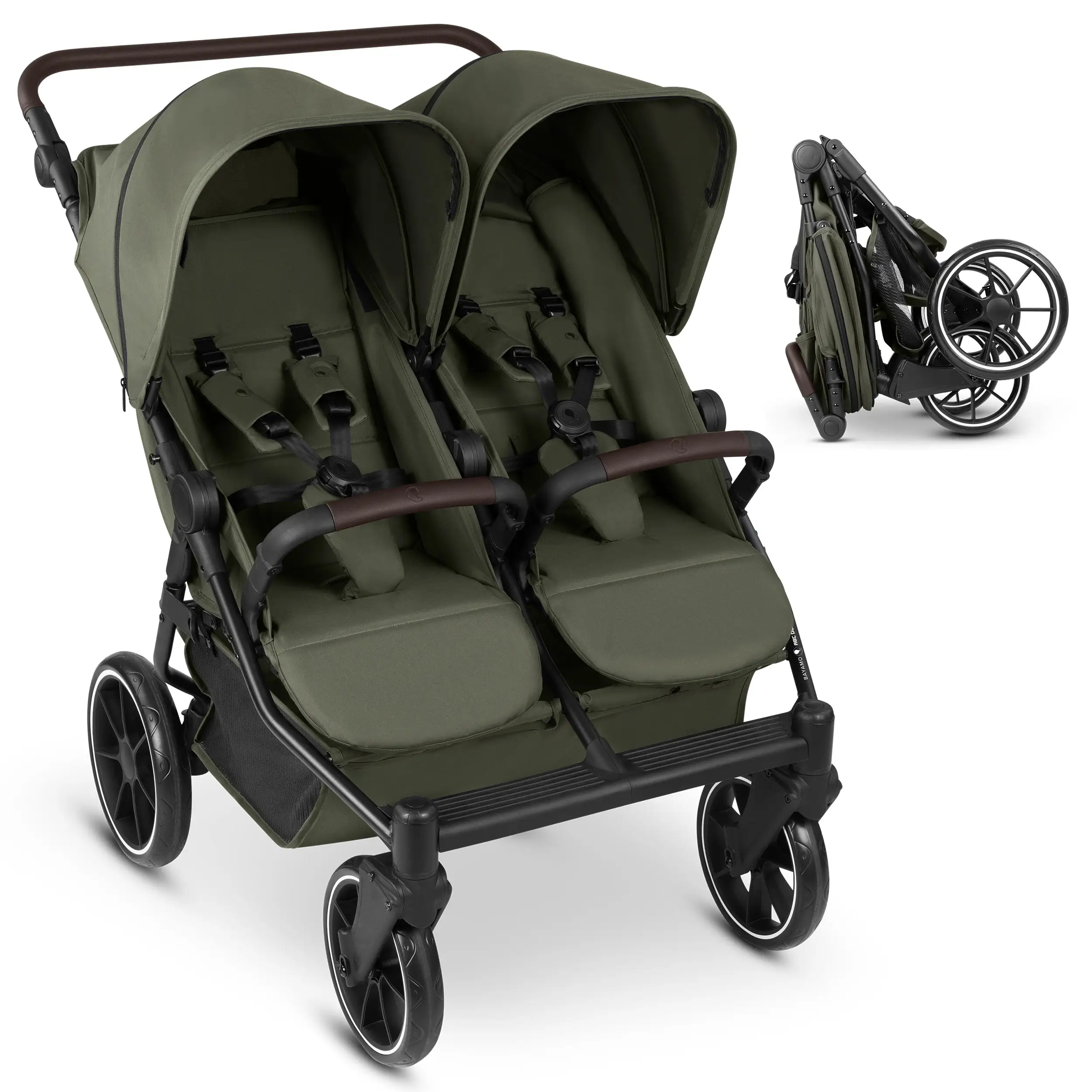 Bayamo Double Strollers - Pea