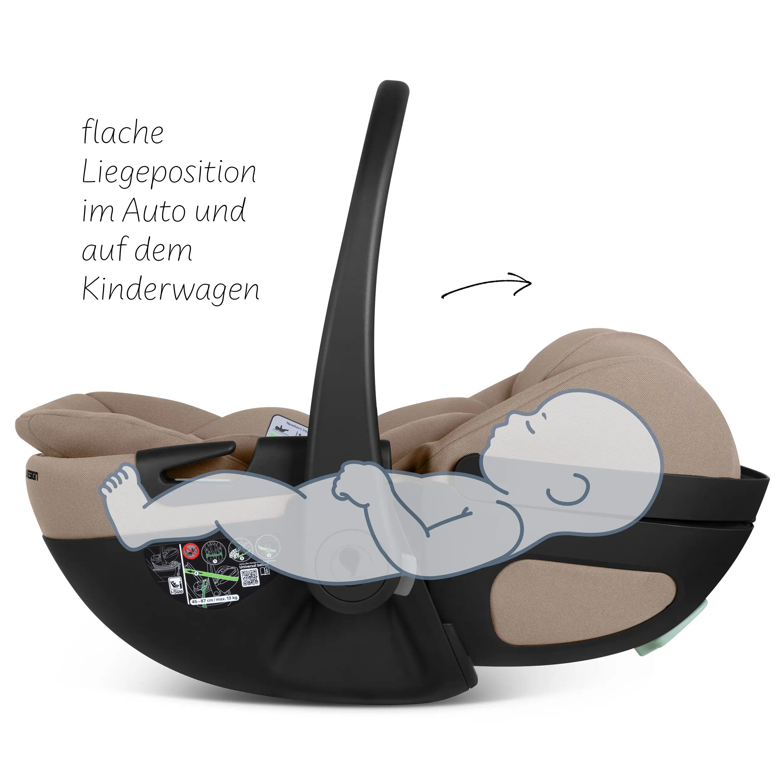 Calla i-Size Infant Car Seat with Reclining Function