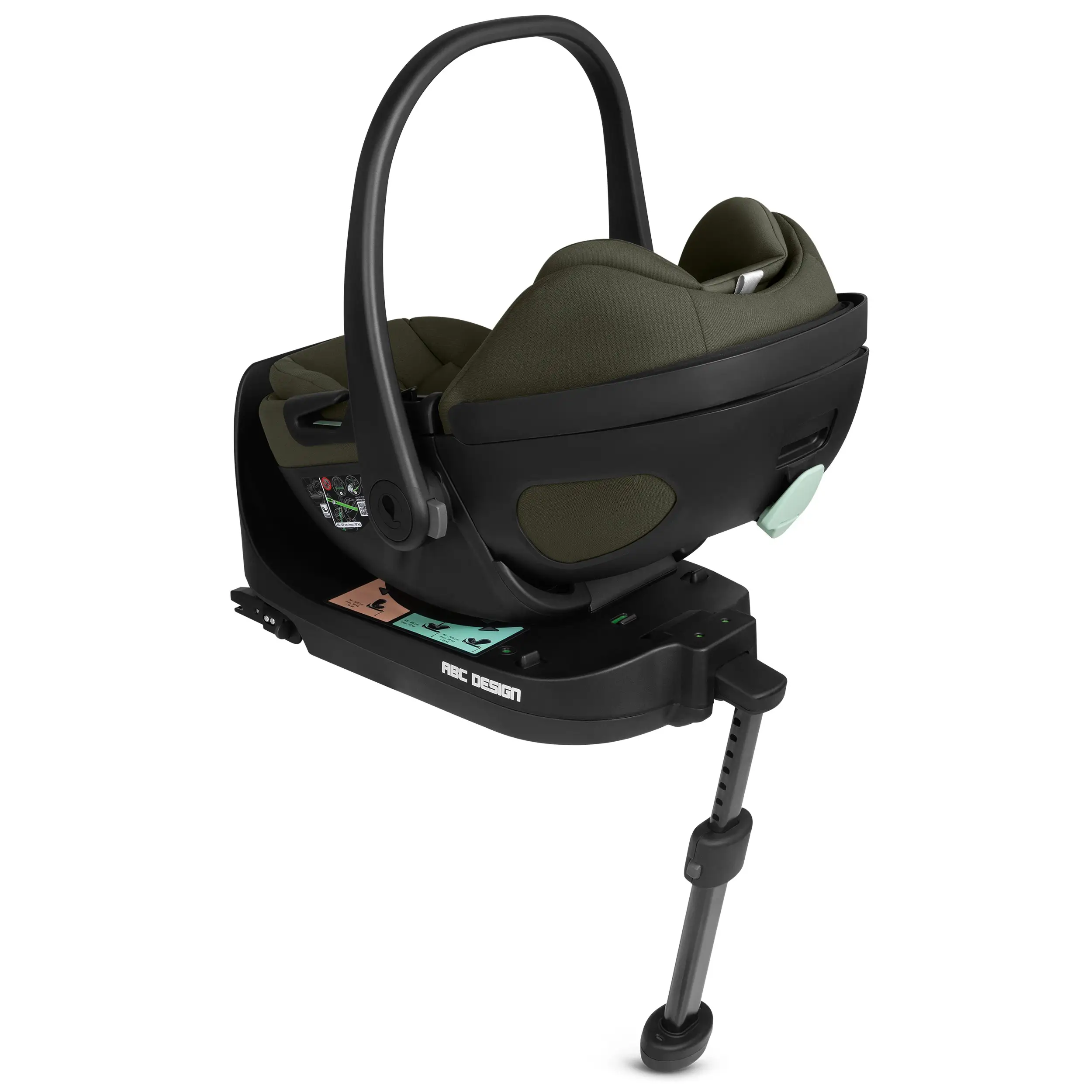 Calla i-Size Infant Car Seat with Reclining Function - Olive