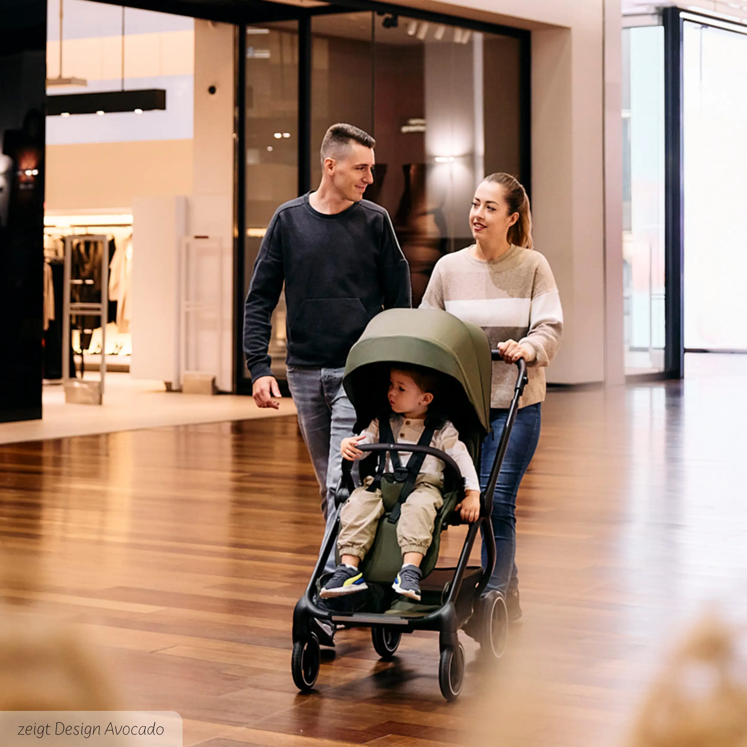 4-in-1 City Life Stroller Set incl. Isofix Base - Nature