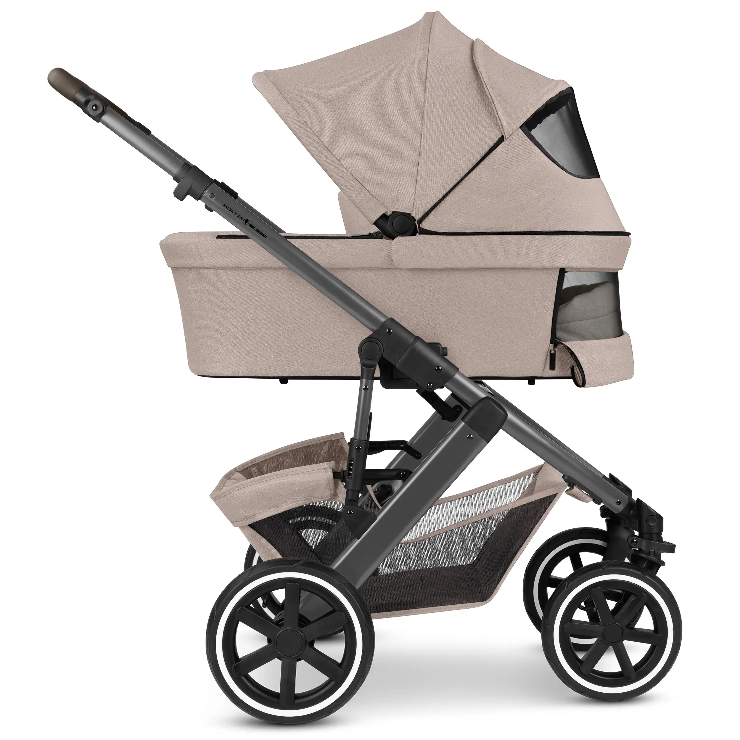 4in1 Stroller set Salsa 5 Air incl. Isofix Base - Camel