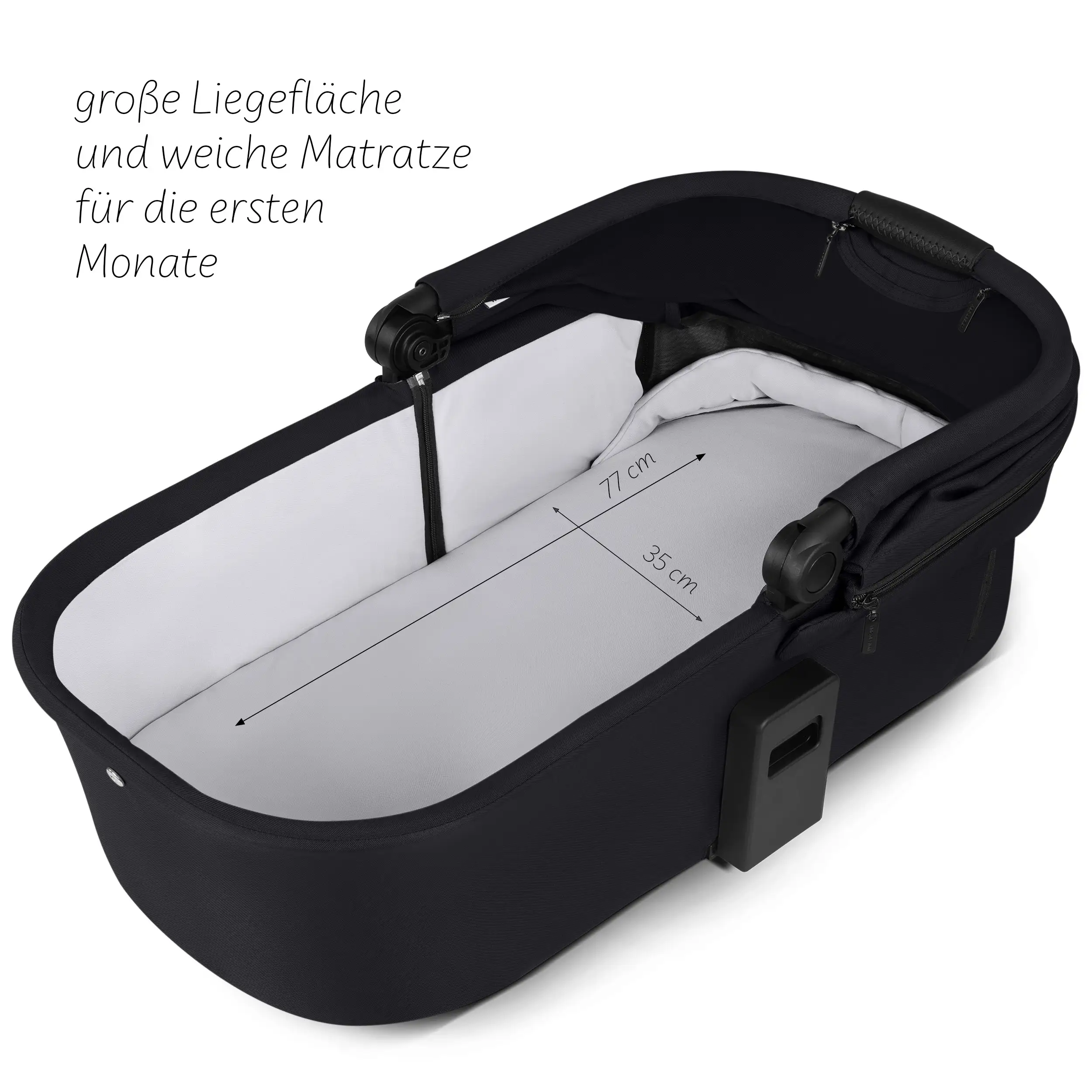4in1 Stroller Set Salsa Core incl. infant car seat Calla with Reclining Function and the Root Isofix base - Ink