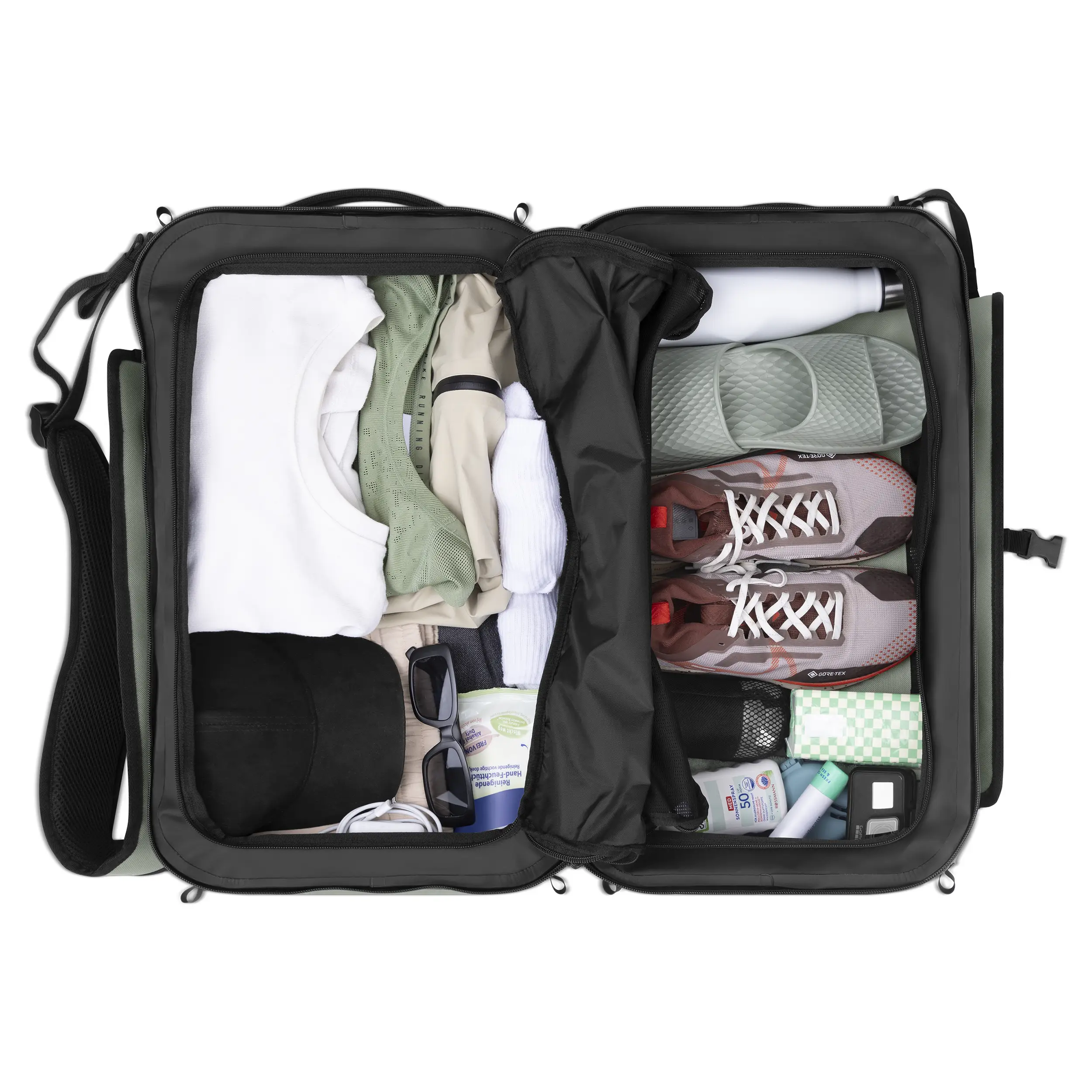 Bellinzona 33L travel bag for city breaks, trips and weekends - Pine