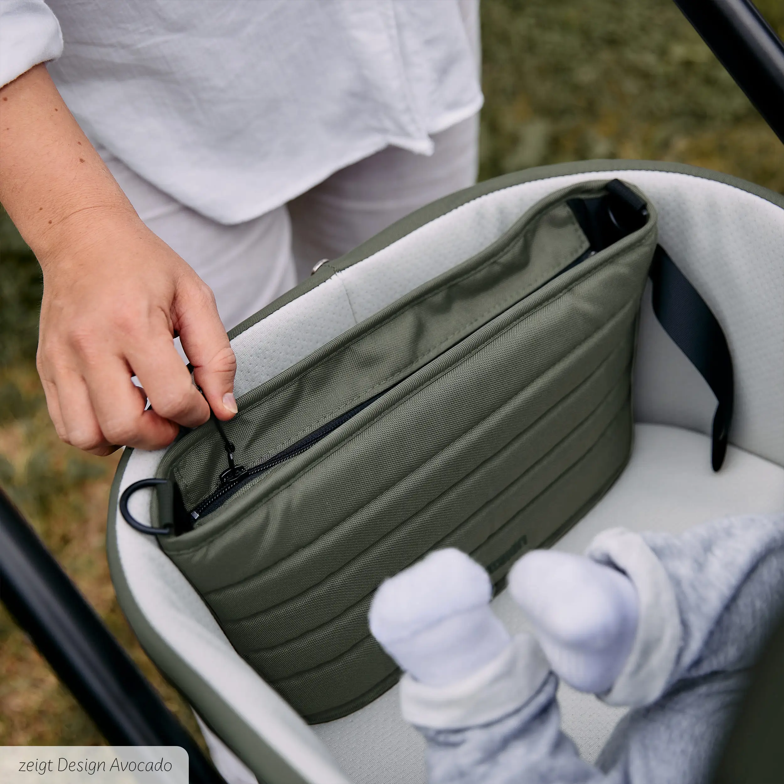 Salsa 5 Air 2-in-1 Stroller, including Urban changing bag, mosquito net, and Rain Cover - Pine