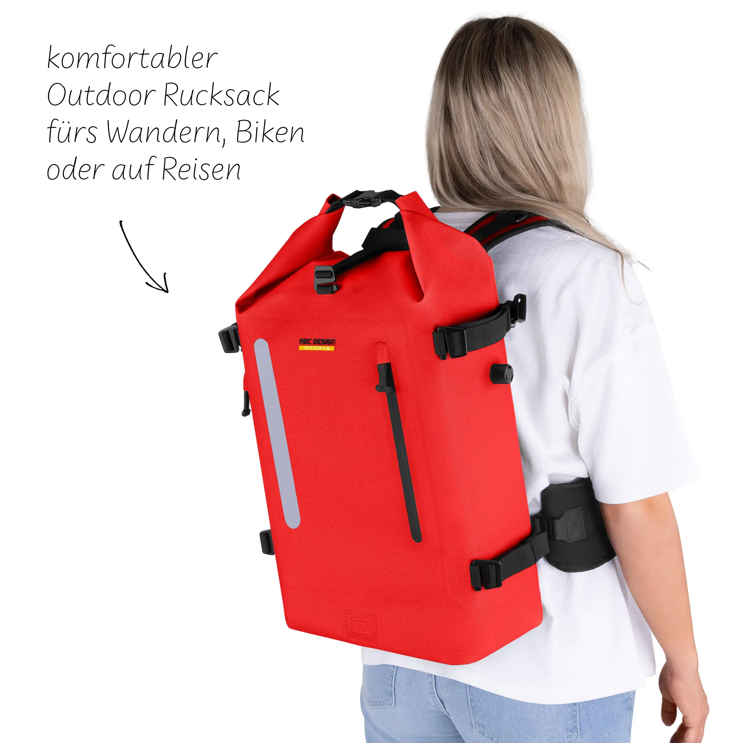 Solothurn 22L outdoor backpack for everyday use and adventure - Mango