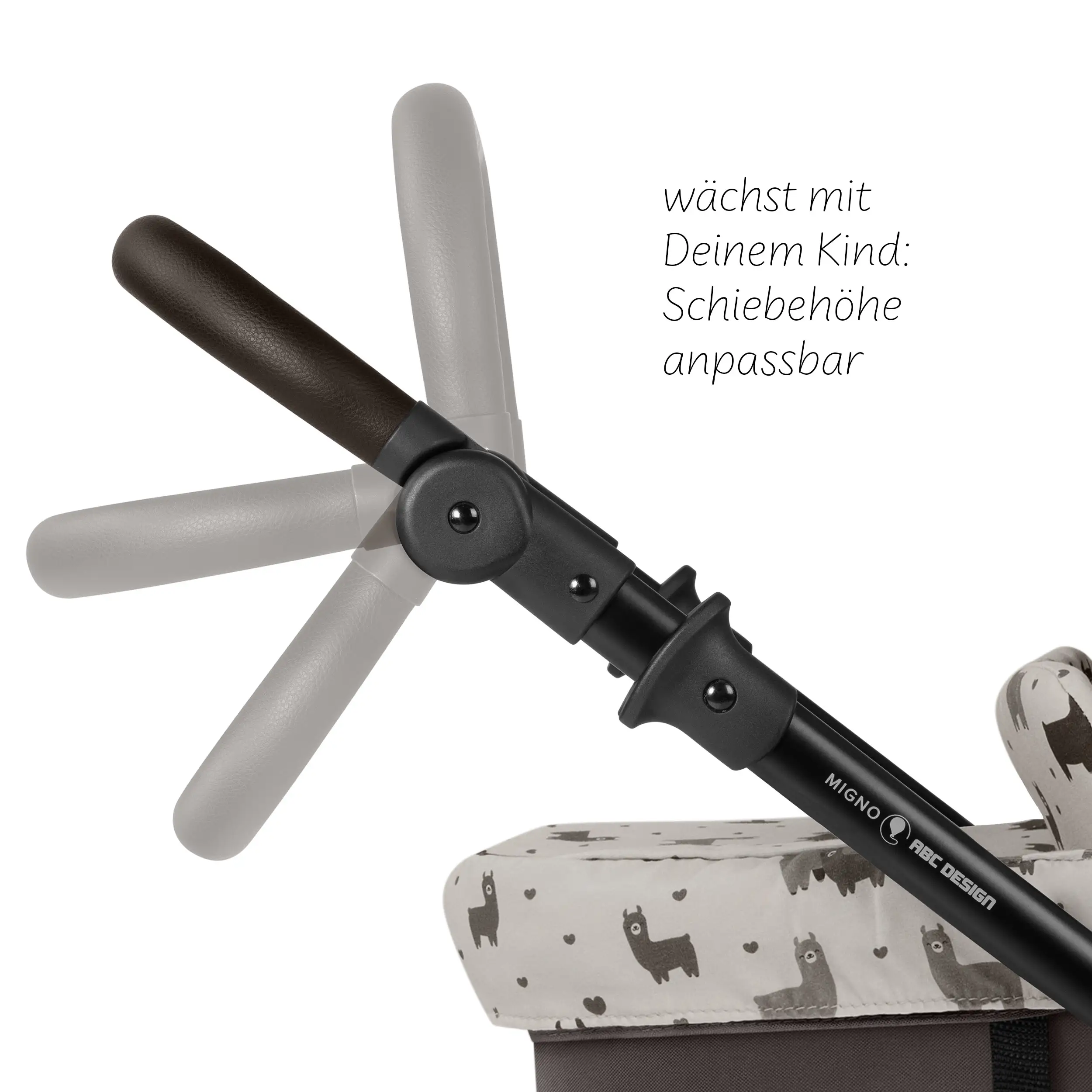 Migno doll's pram - Marron