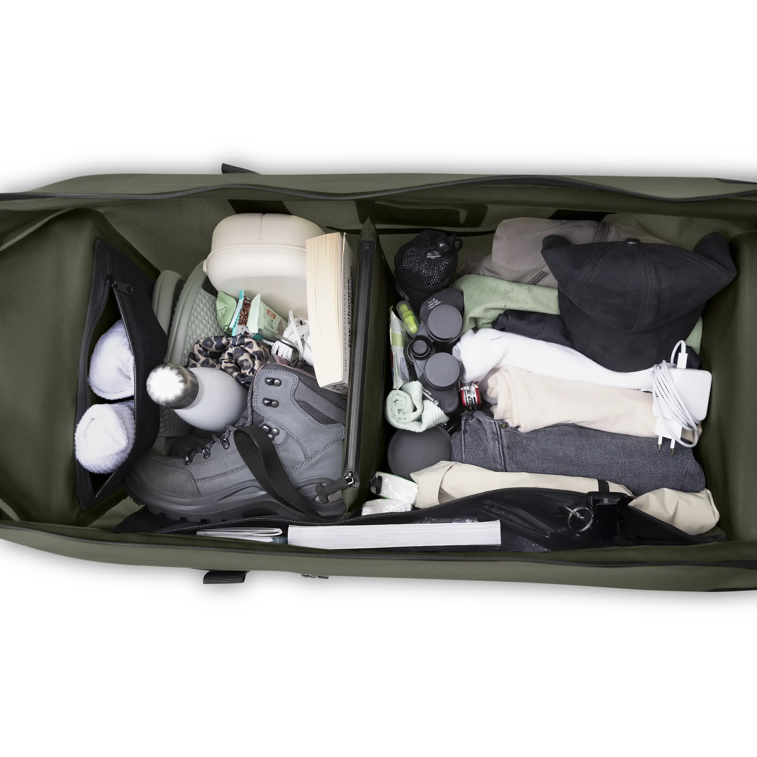 Locarno 60L travel bag for everyday use, travel and professional use - Avocado