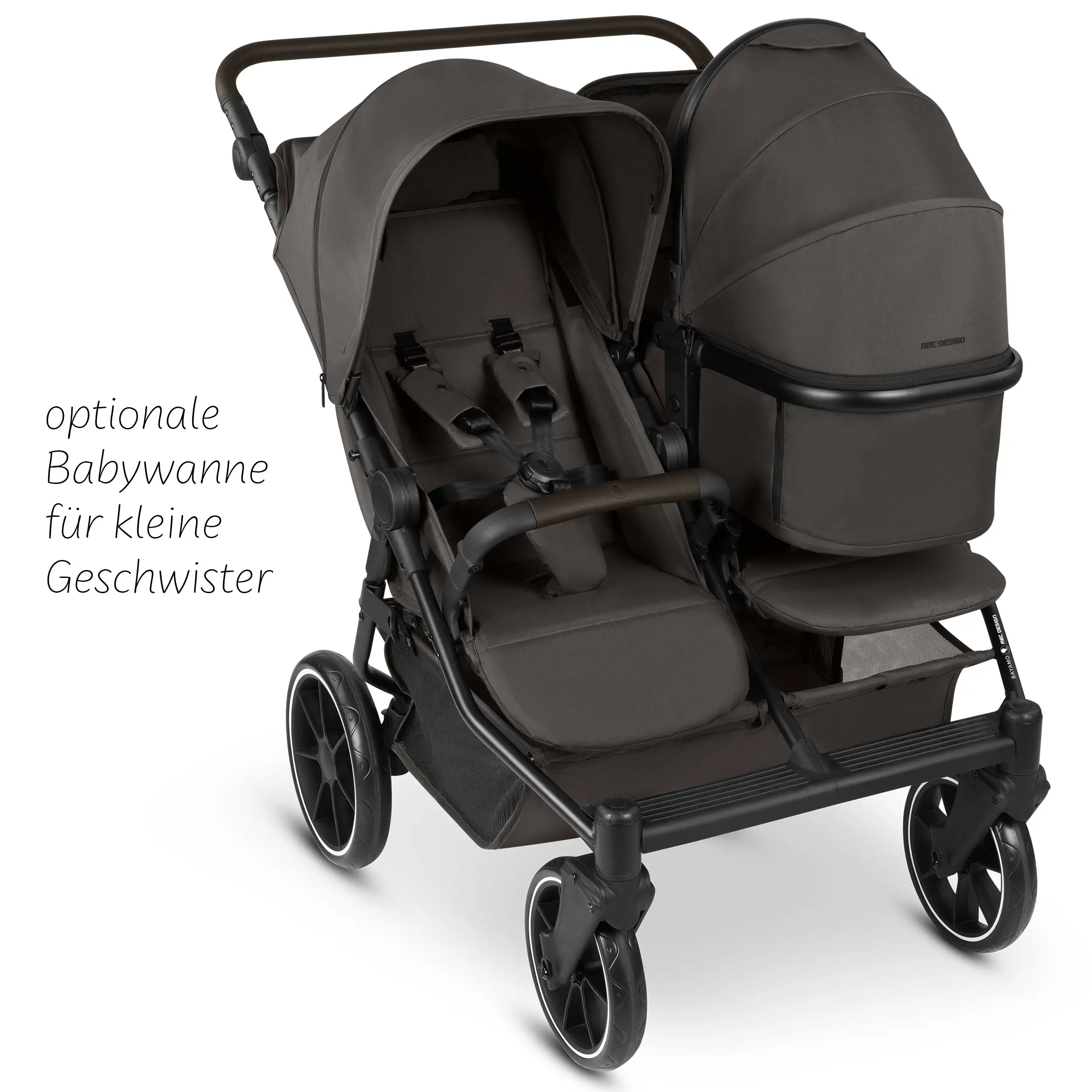 Bayamo Double Strollers - Nut