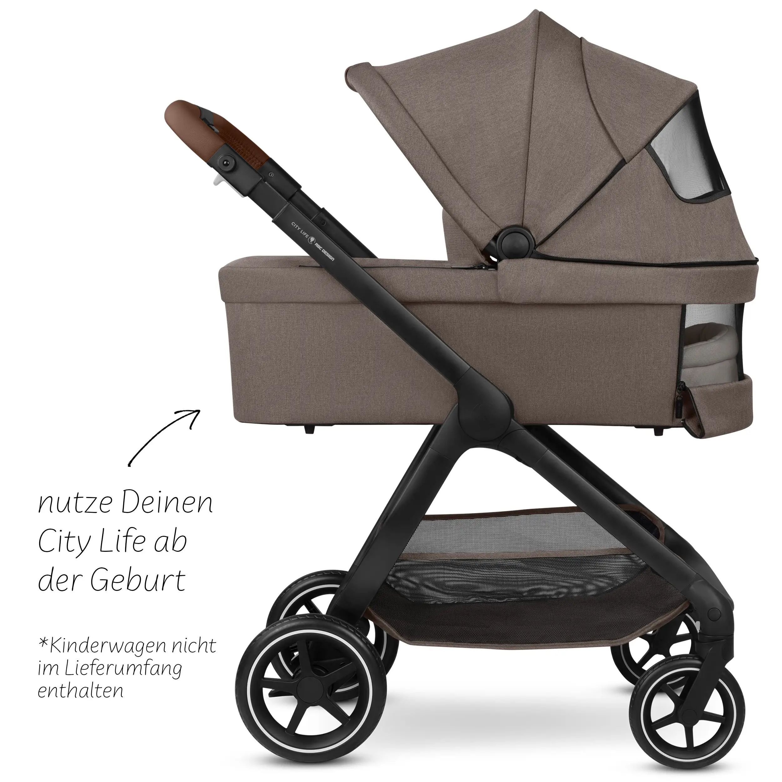 Carrycot for City Life sport strollers - Nature