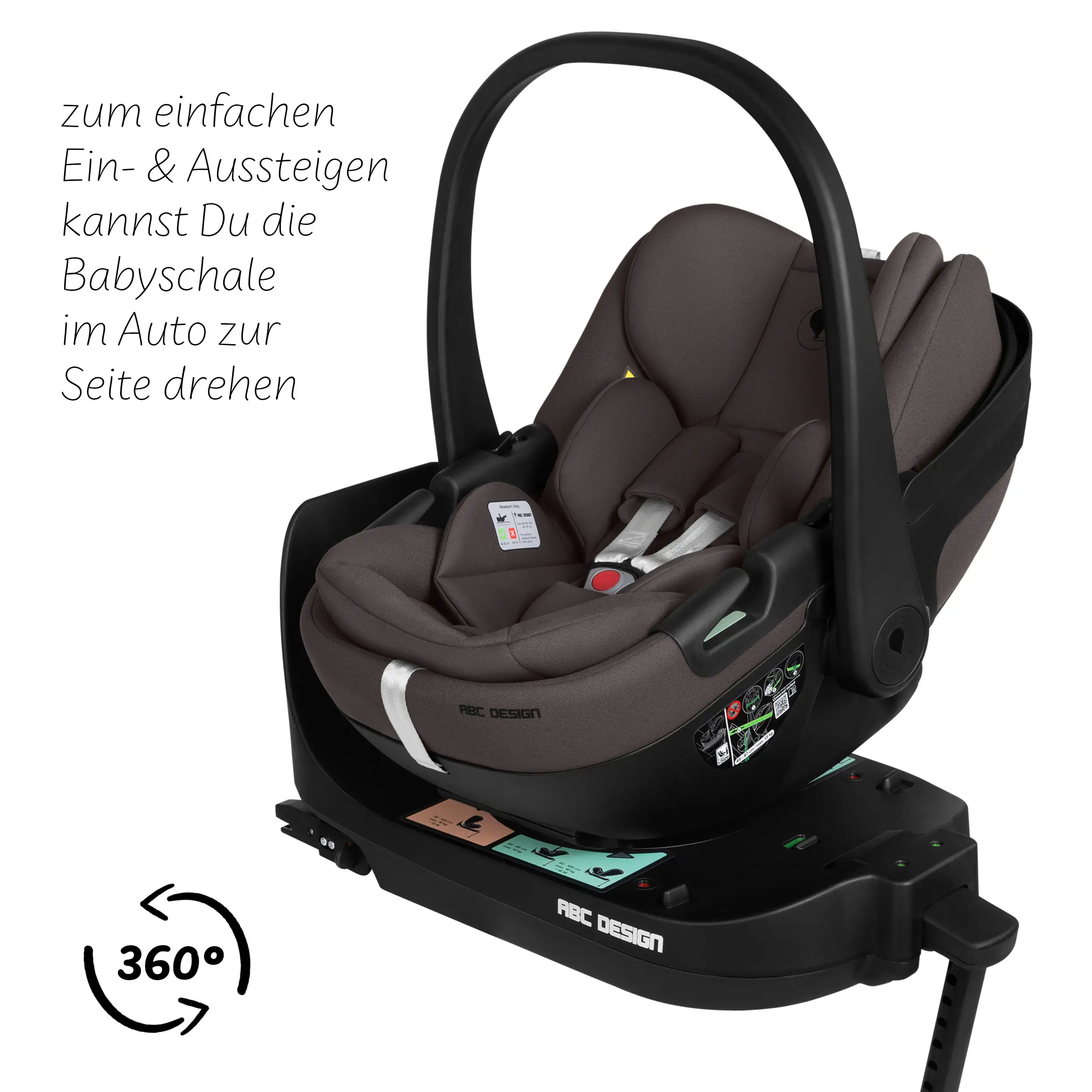 4in1 Stroller Set Salsa Core incl. infant car seat Calla with Reclining Function and the Root Isofix base - Falcon