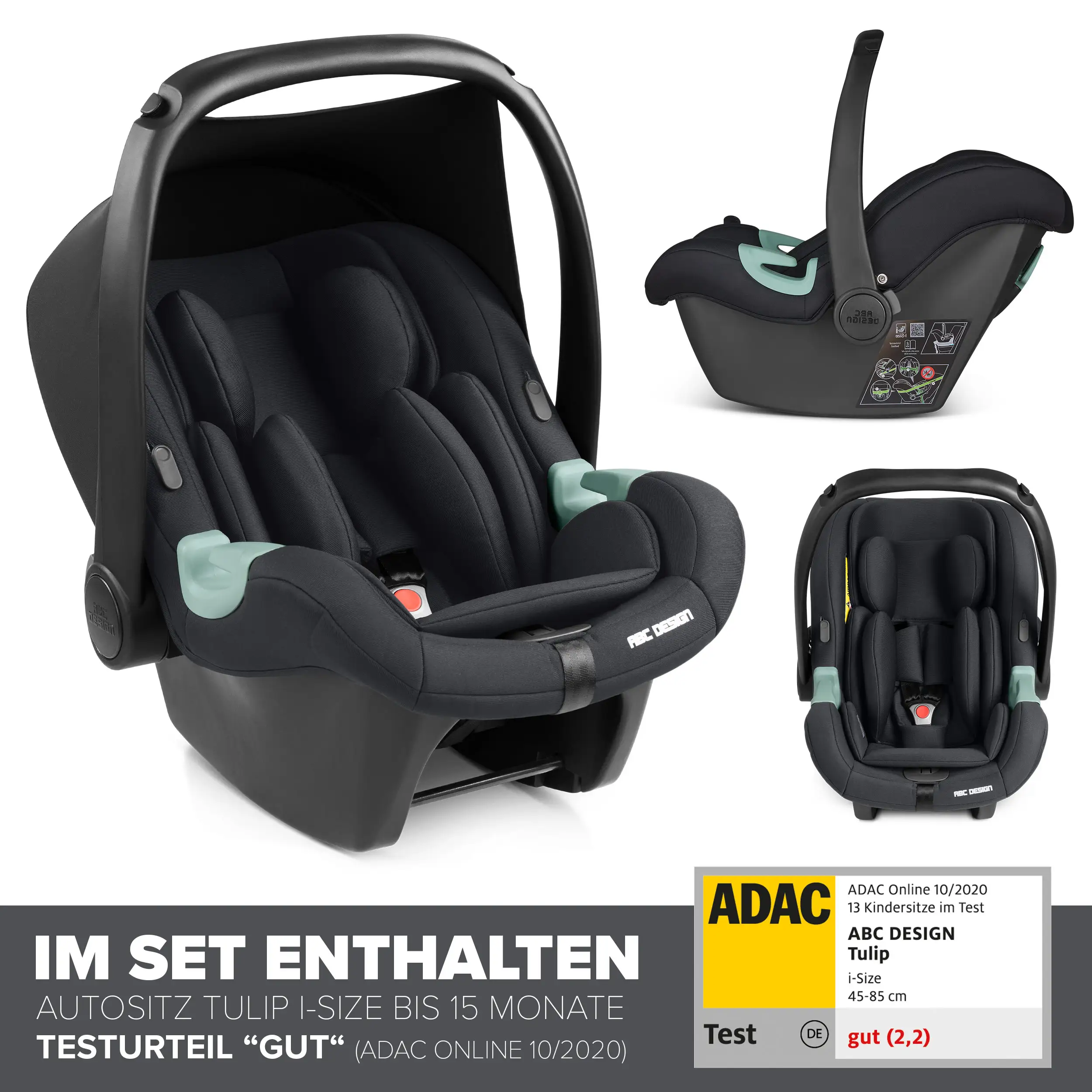 3in1 Stroller-Set Salsa 5 Air - Coal