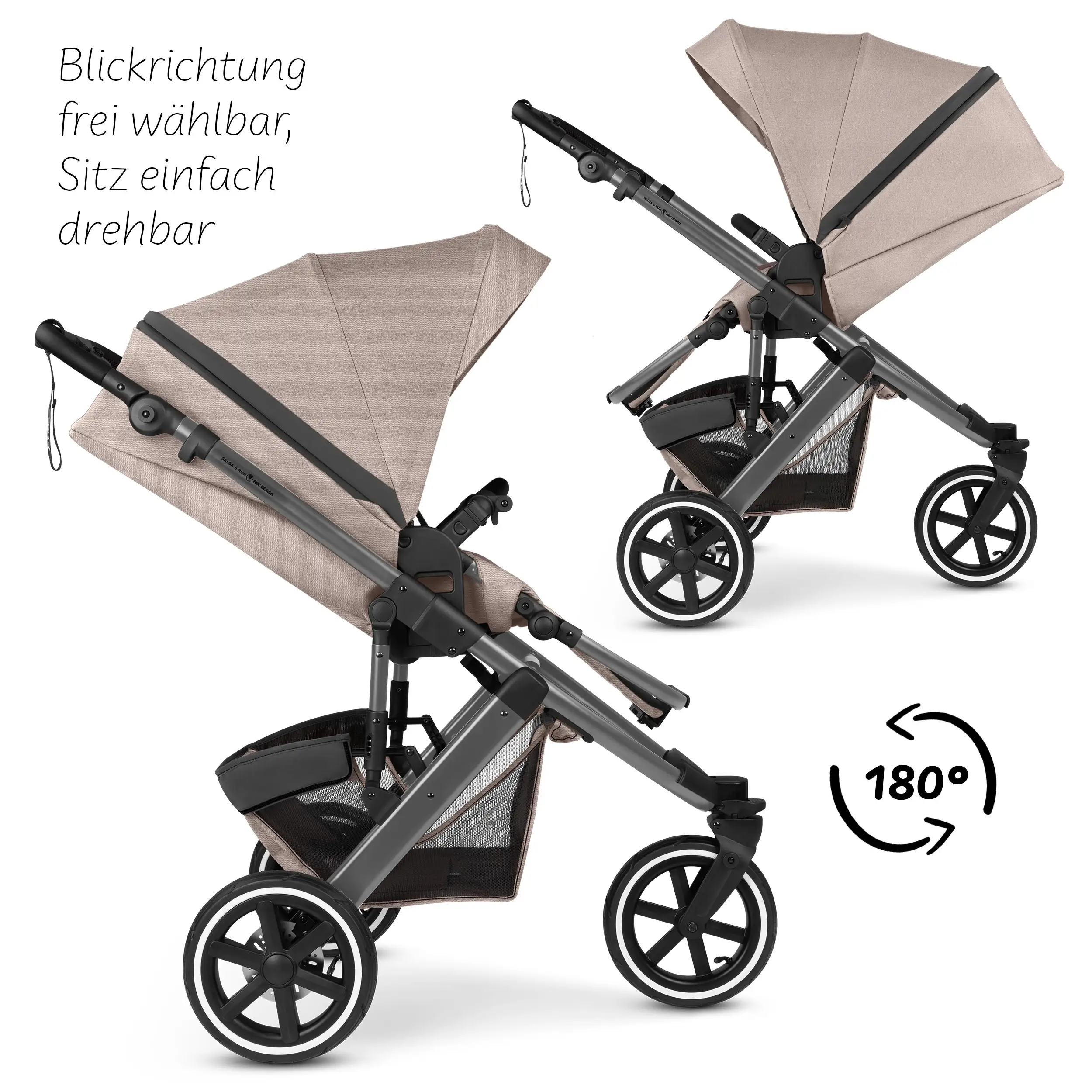 3in1 Stroller-Set Salsa 5 Run - Camel