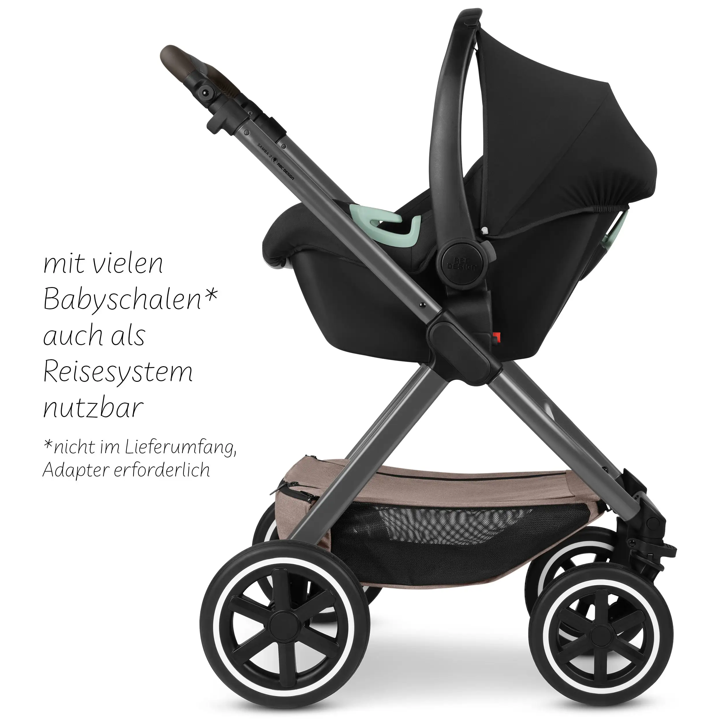 2in1 Stroller Samba 2 - Camel