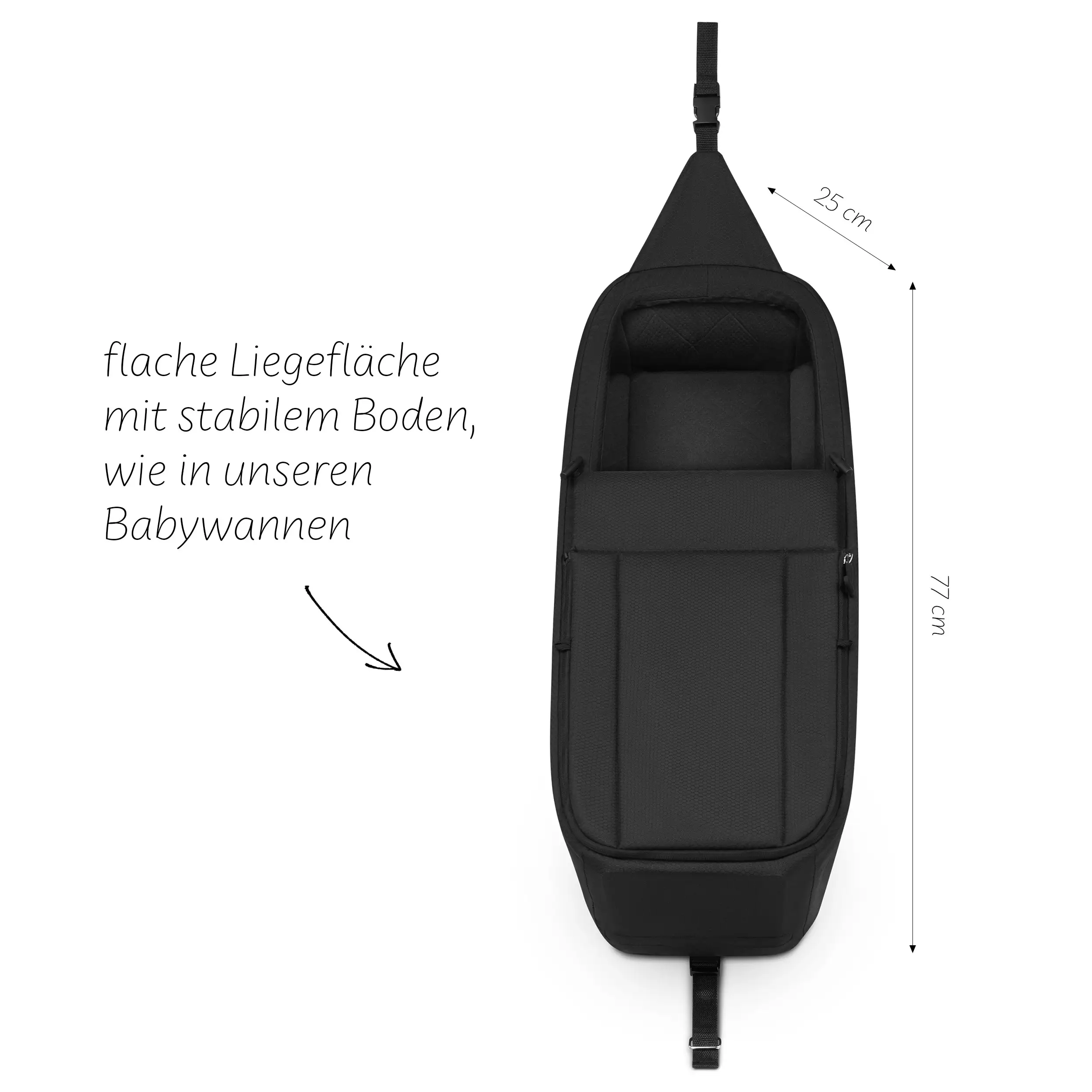 Newborn Insert for Bike Trailer Tour - Ink