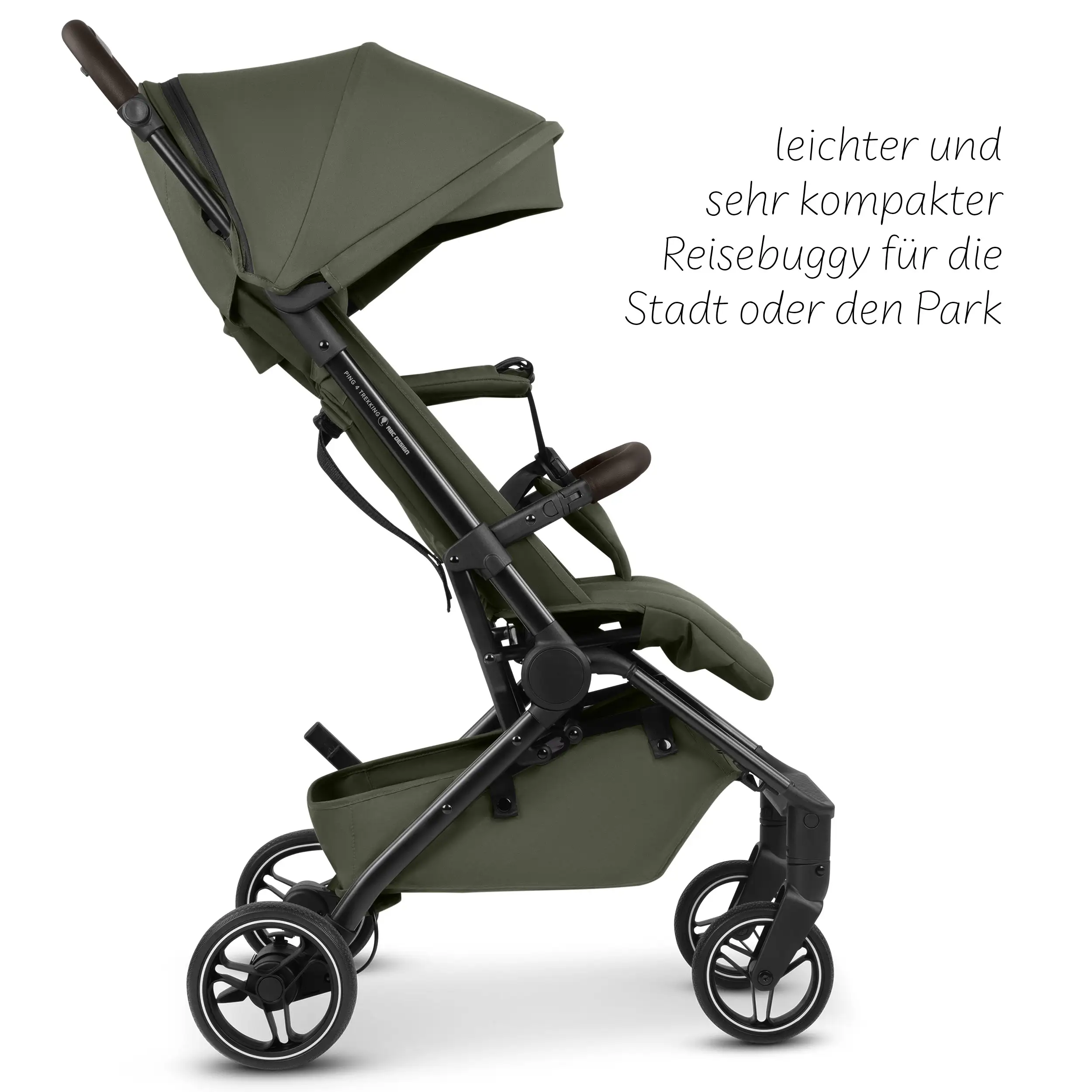 Ping 4 Trekking Travel Stroller - Pea