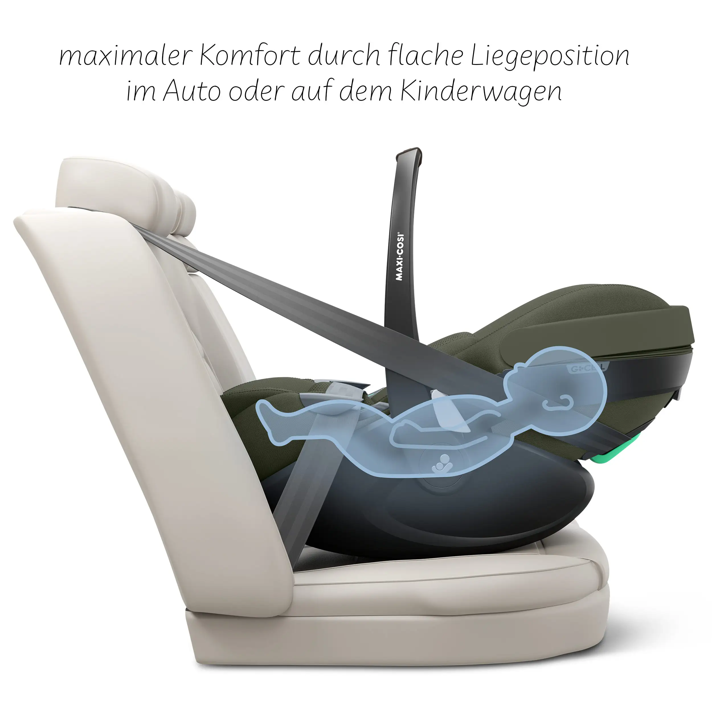 3in1 Stroller set Salsa 5 Air incl. infant car seat Maxi Cosi Pebble 360 Pro 2 - Avocado