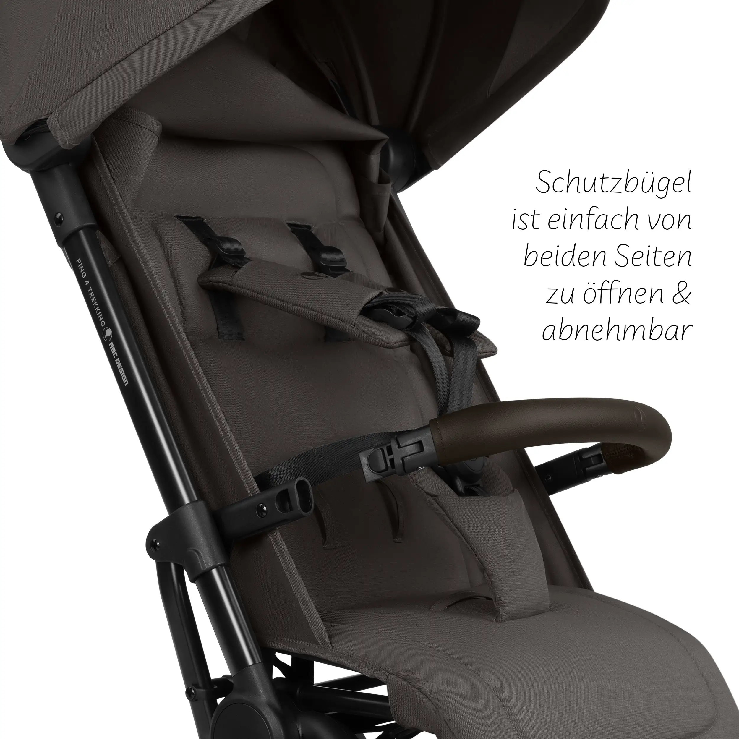 Ping 4 Trekking Travel Stroller - Nut