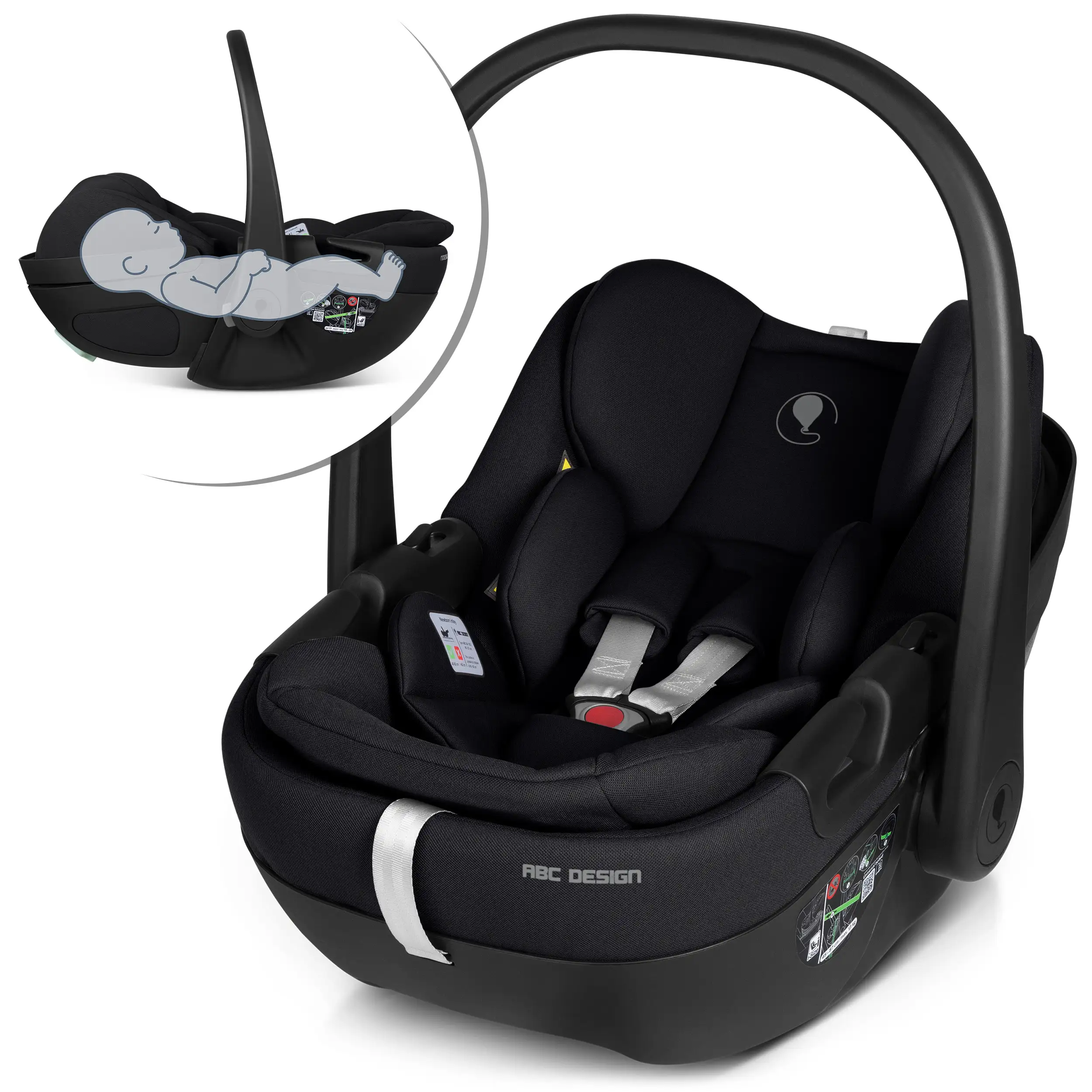 Calla i-Size Infant Car Seat with Reclining Function - Ink